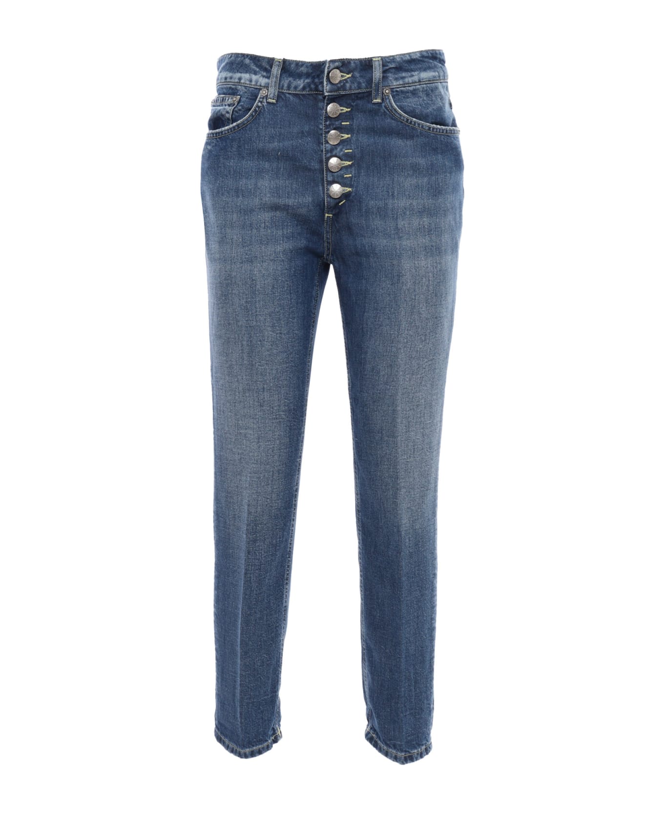 Dondup Blue Hogh-waisted Jeans - BLUE