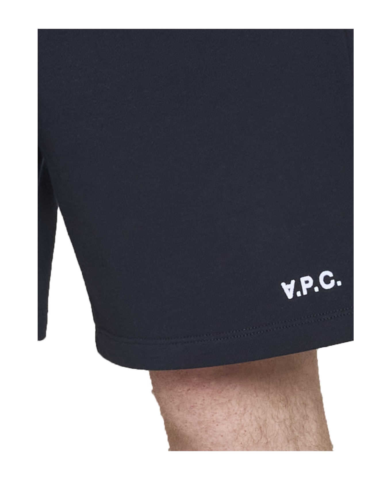 A.P.C. Stretch Cotton Shorts - blue