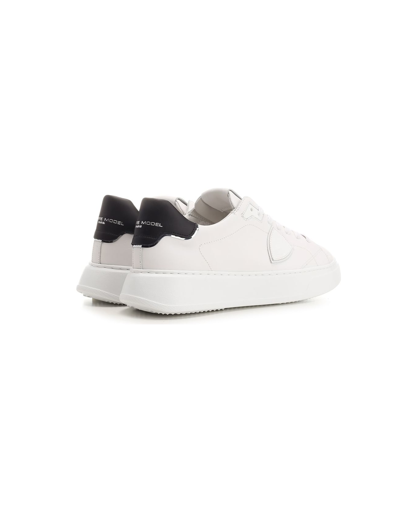 Philippe Model 'temple' Sneaker - White