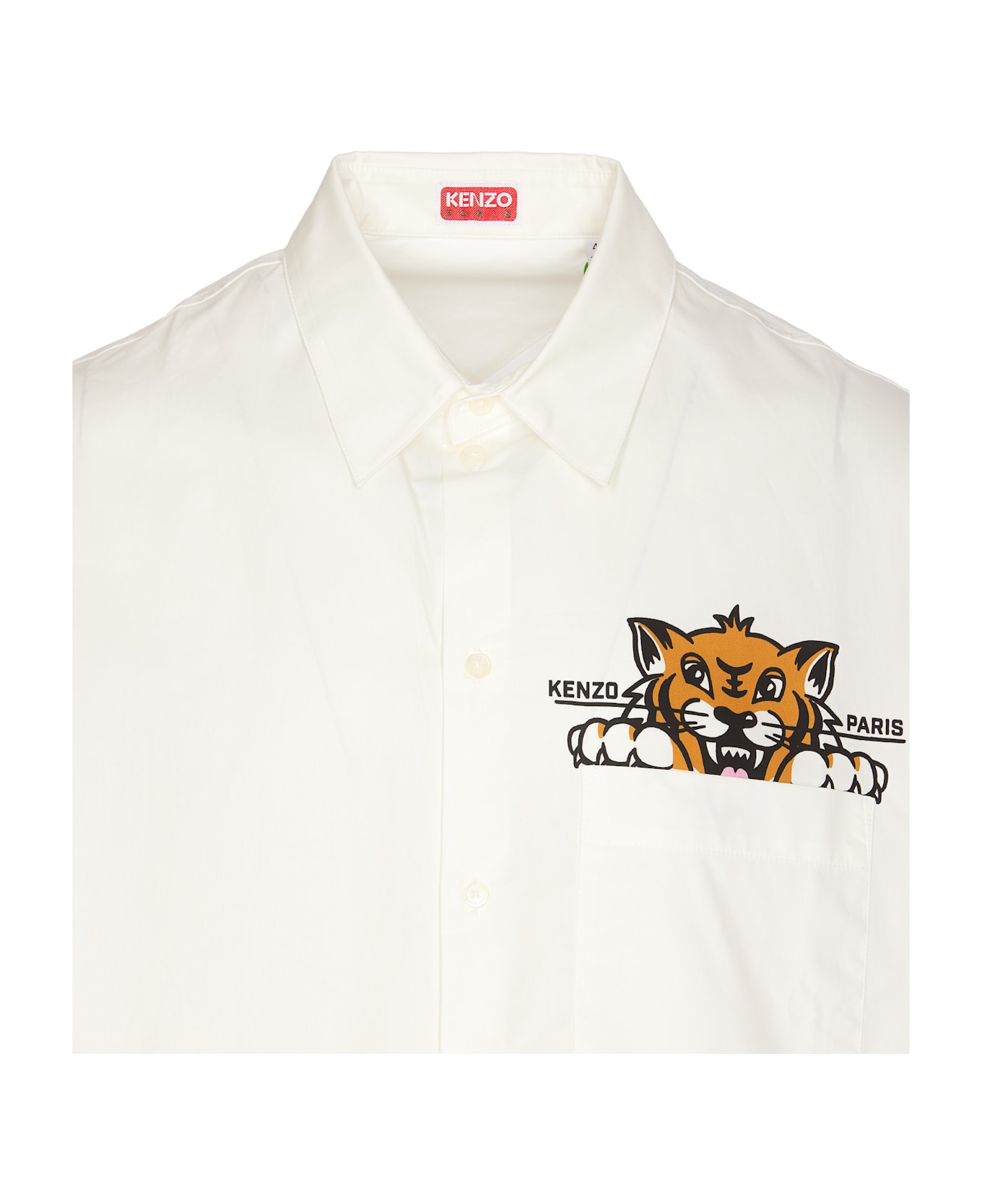 シャツ KENZO Happy Tiger Casual Shirt Kenzo Happy Tiger Pocket Casual Shirt | italist