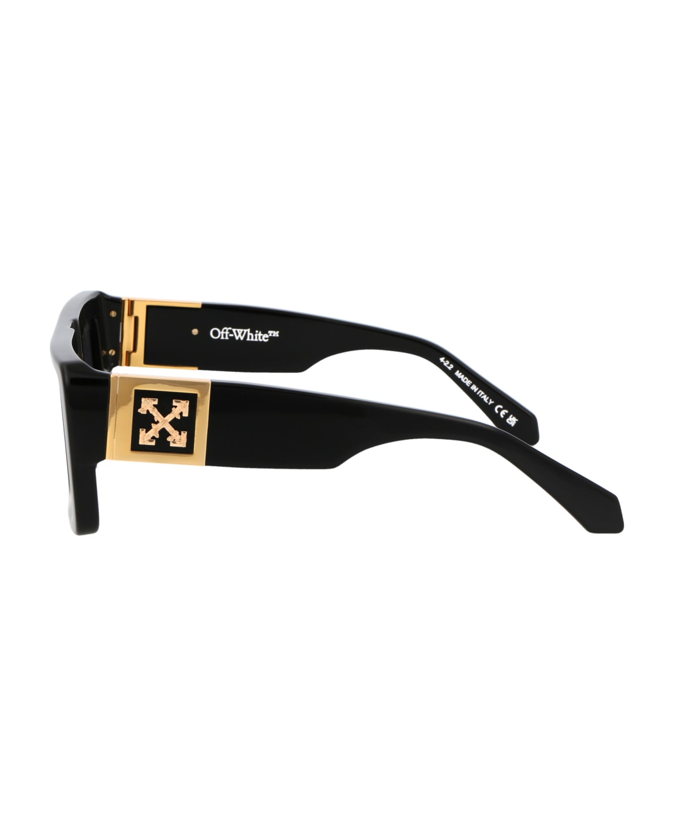 Off-White Leonardo Sunglasses - 1007 BLACK サングラス