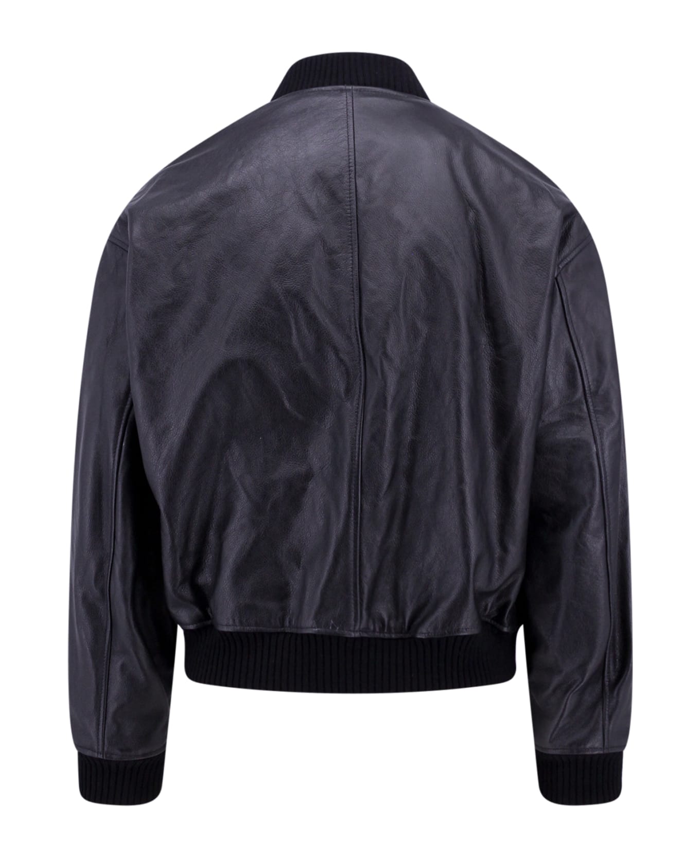 Dolce & Gabbana Leather Jacket - black