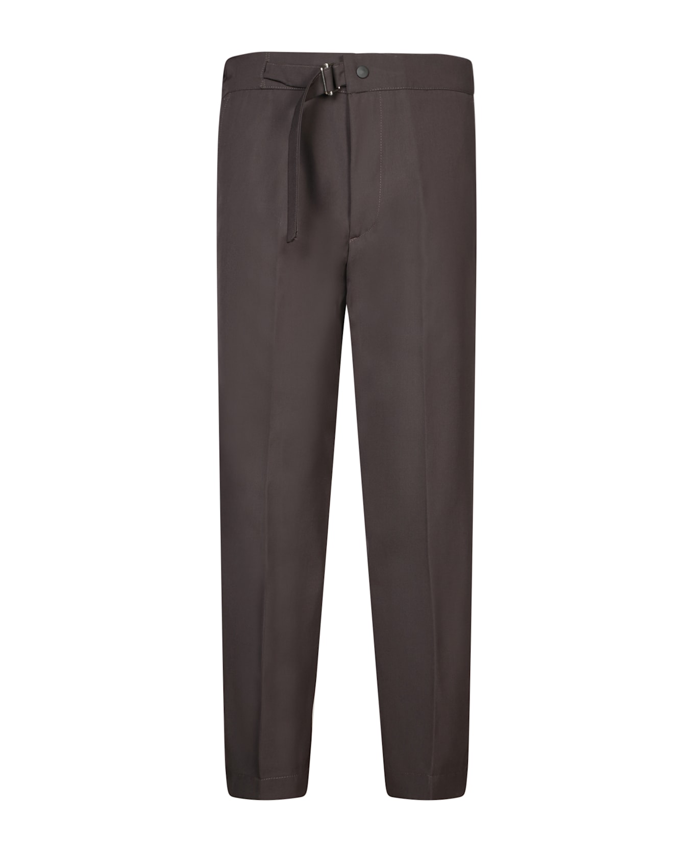 costumein John Drawstring Brown Trousers - Brown