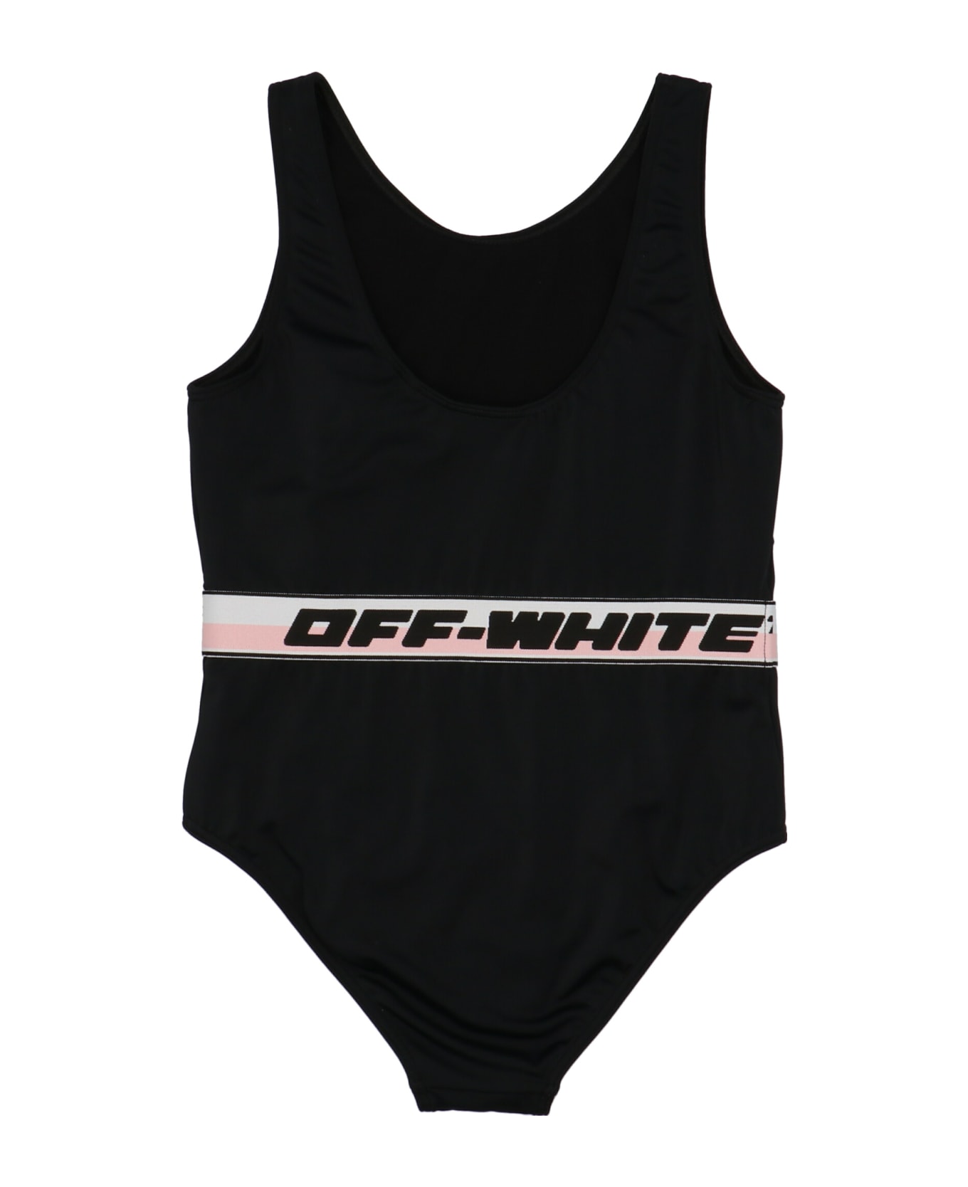 Off-White 'logo Band' One-piece Swimsuit - Black  