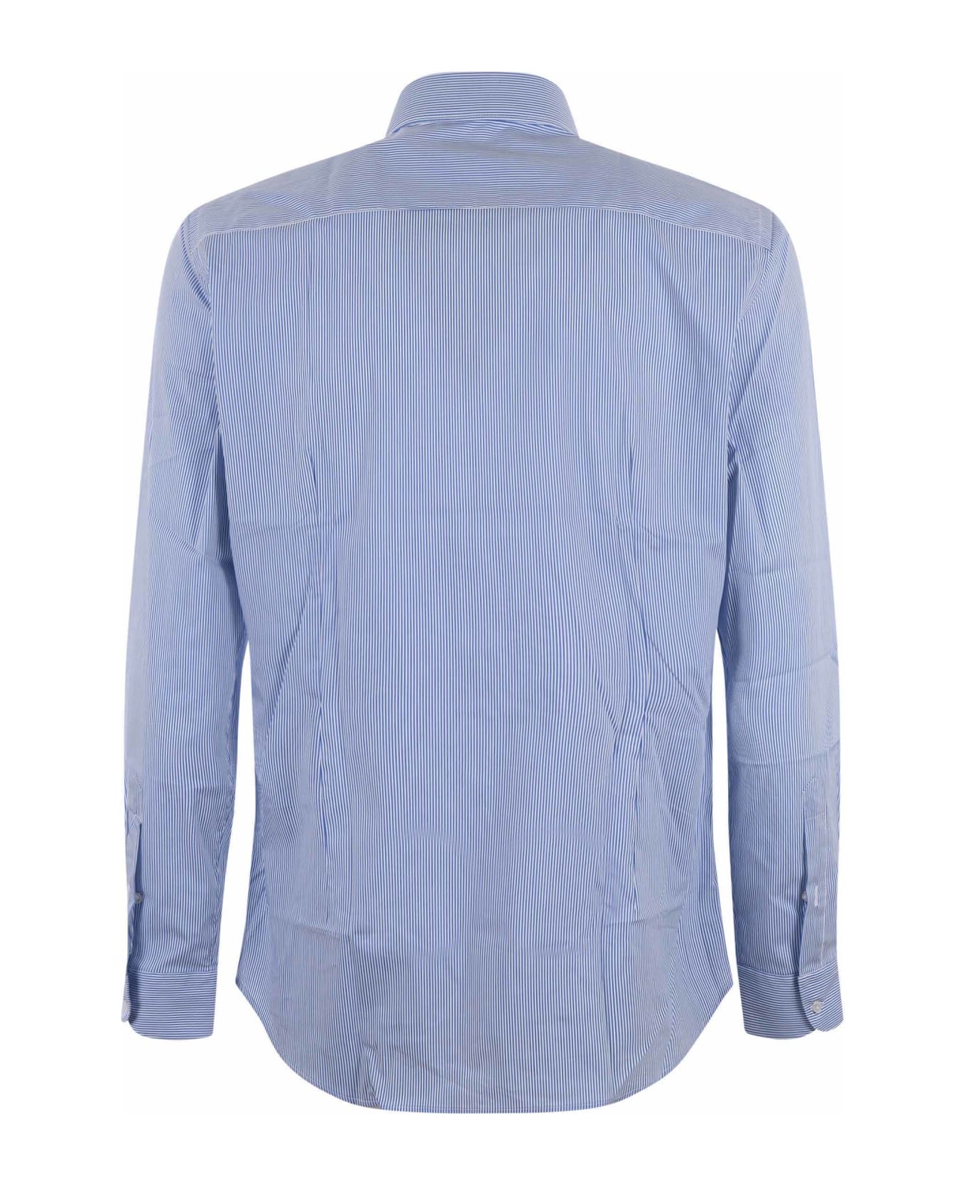 Fay Shirt - Bianco/azzurro