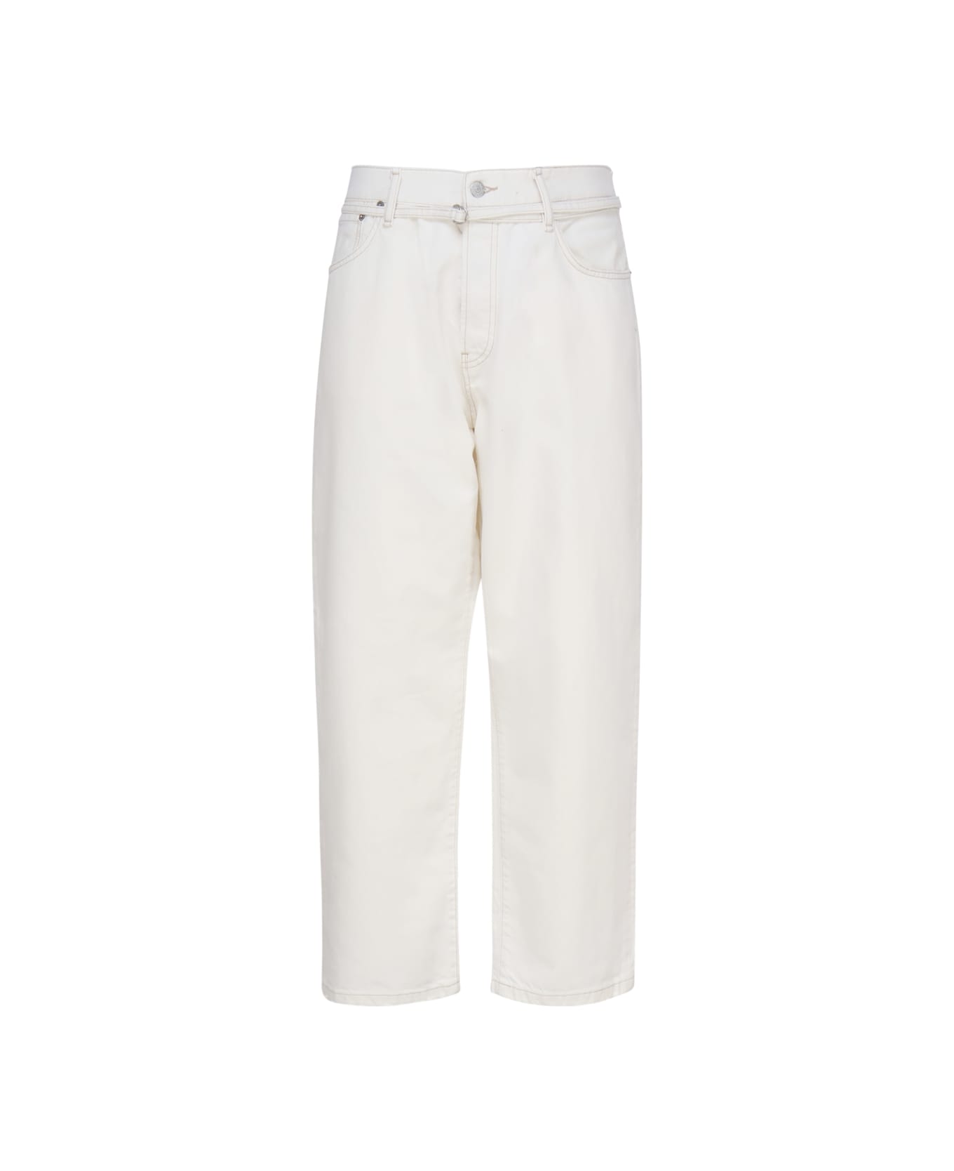 Acne Studios Jeans In Cotton - Off white ボトムス