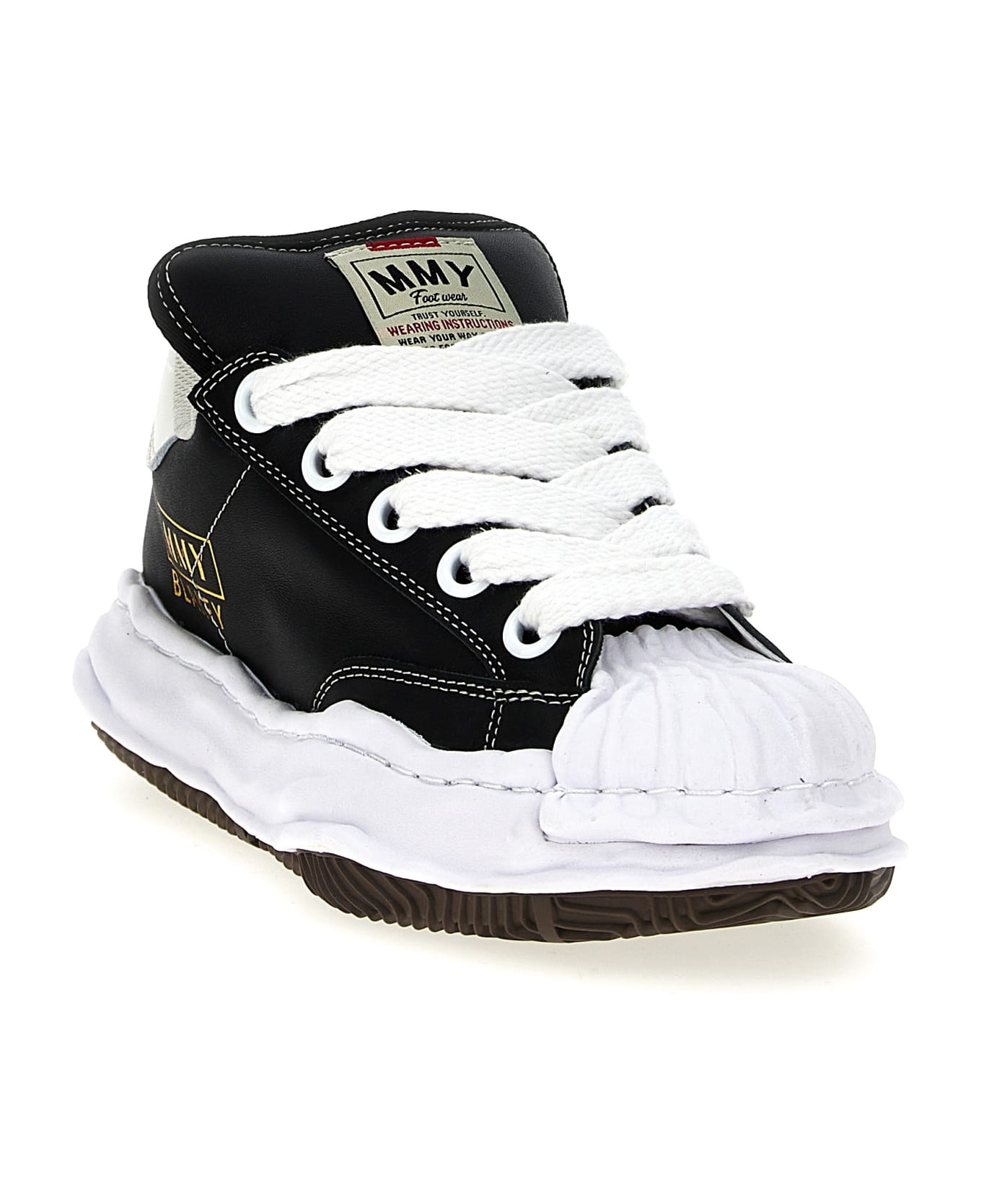 Mihara Yasuhiro 'blakey' Sneakers - White/Black