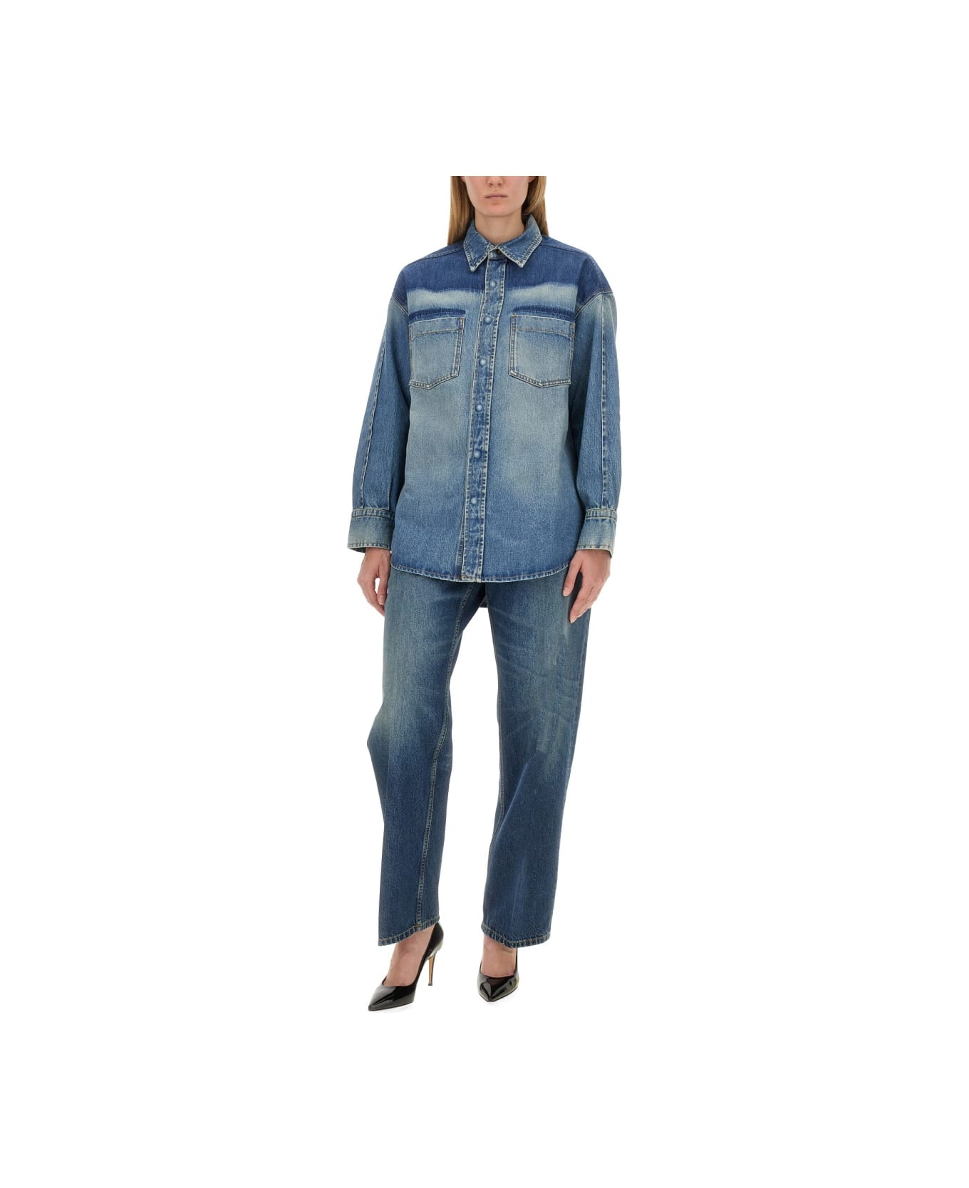 Victoria Beckham Boyfriend Jeans - DENIM