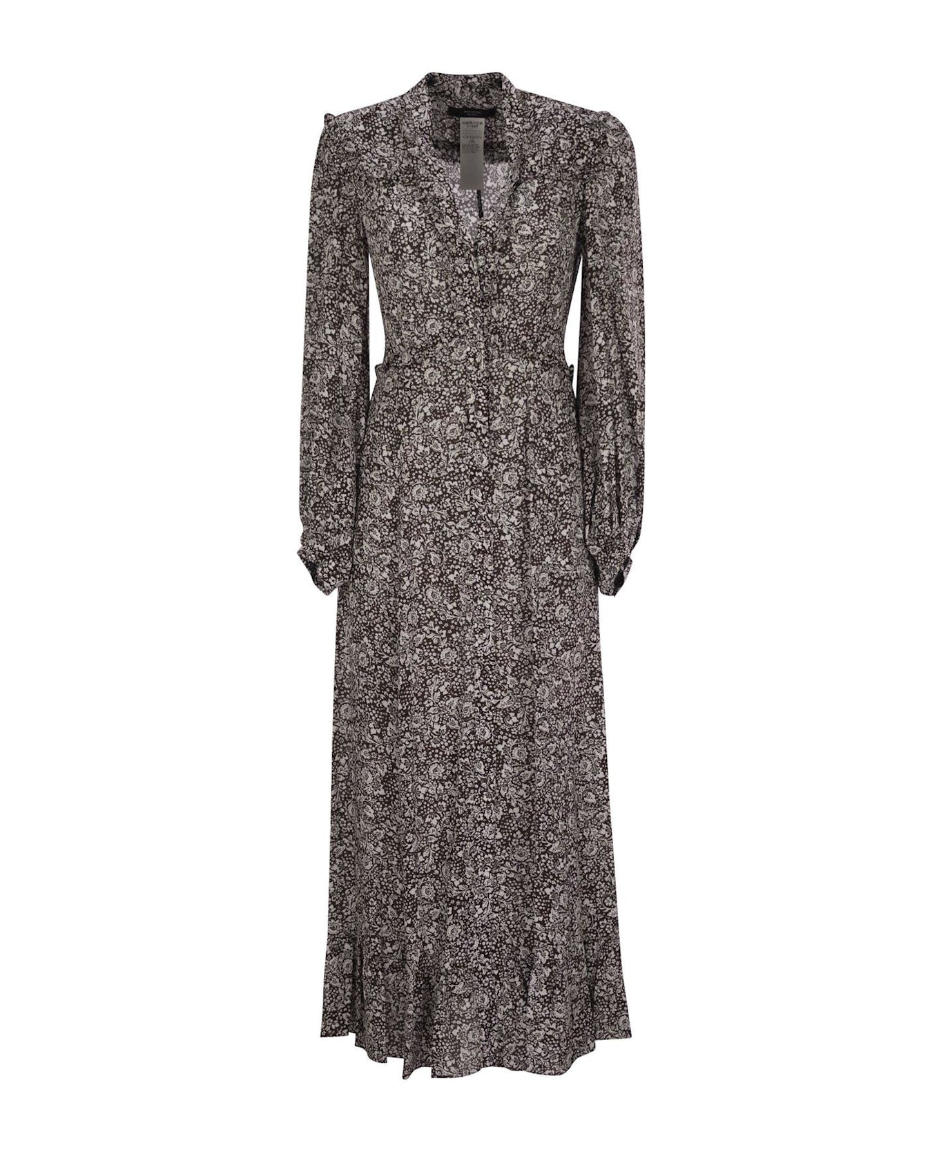 Weekend Max Mara All-over Patterned Long-sleeved Dress