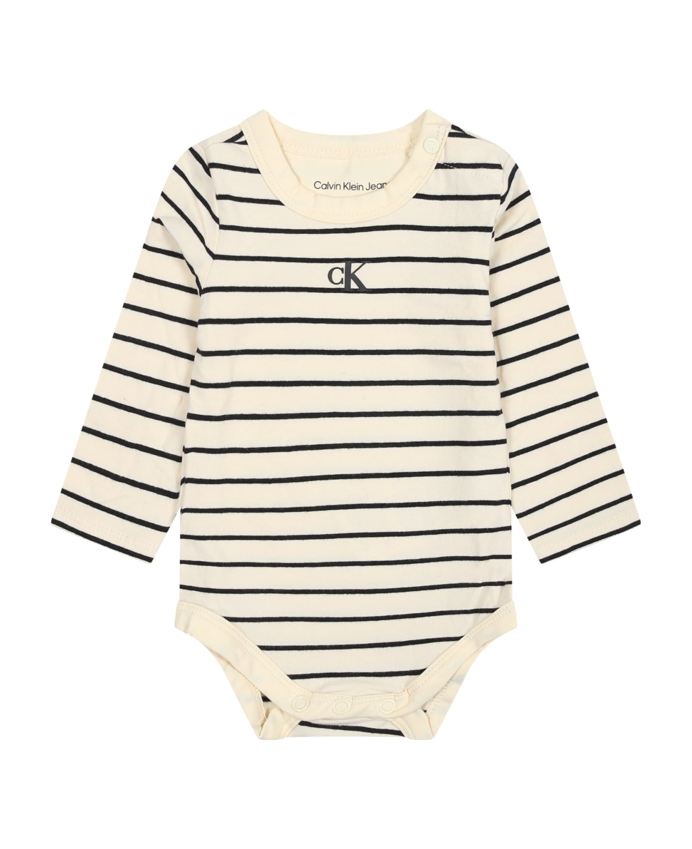 Calvin Klein Multicolor Set For Baby Kids With Logo - Multicolor ボディスーツ＆セットアップ