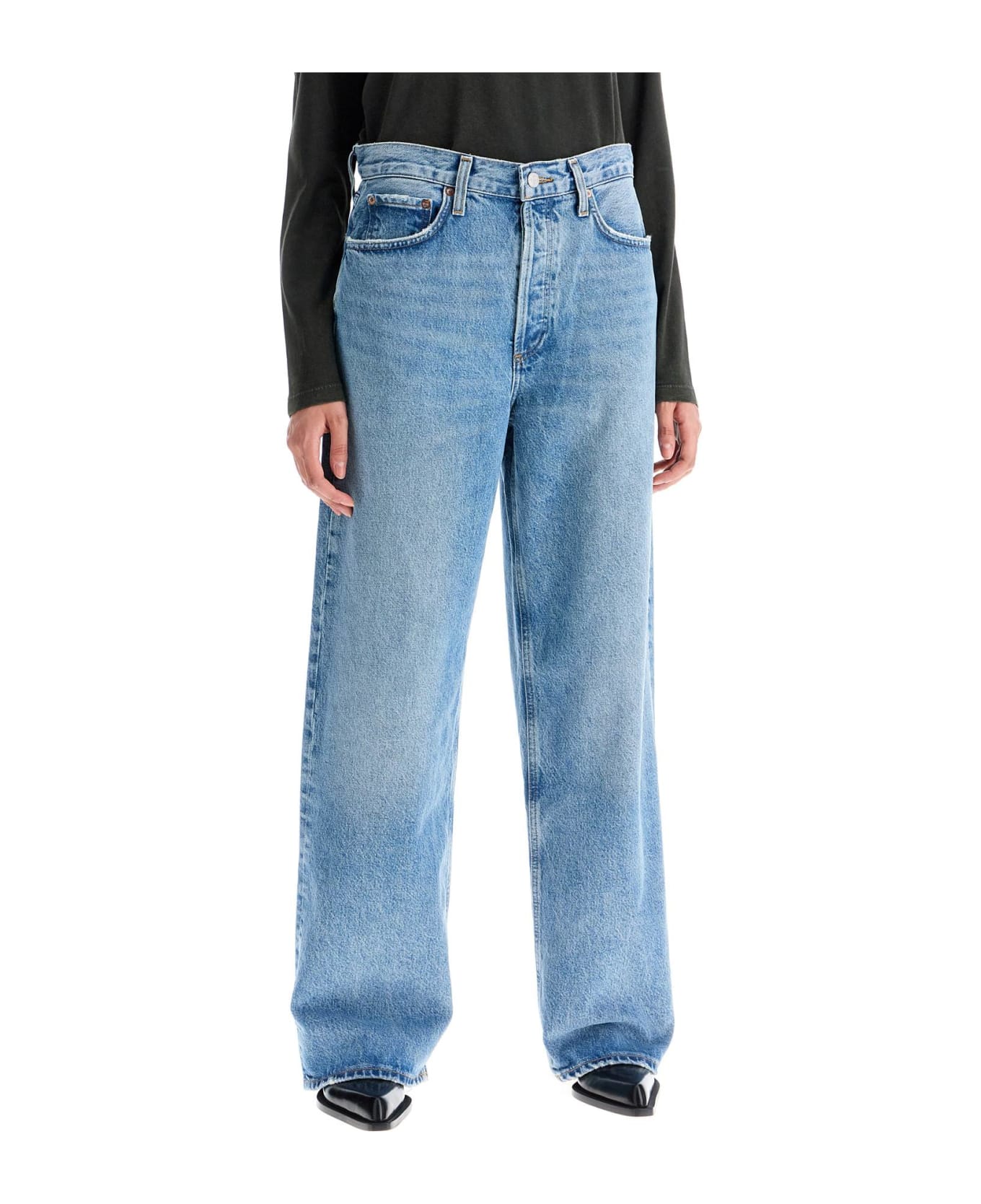 AGOLDE 'low Slung Baggy' Jeans - LIBERTINE (Blue)