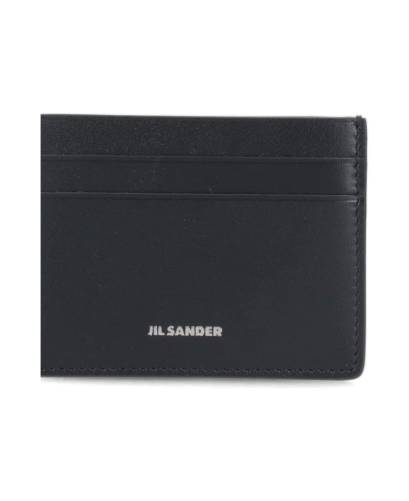 Jil Sander Logo Card Holder - black