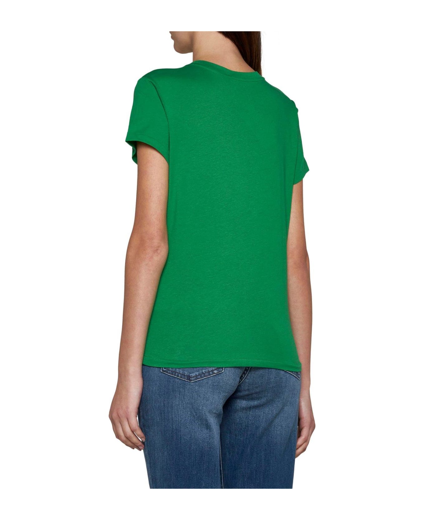 Ralph Lauren Pony Embroidered Crewneck T-shirt - green