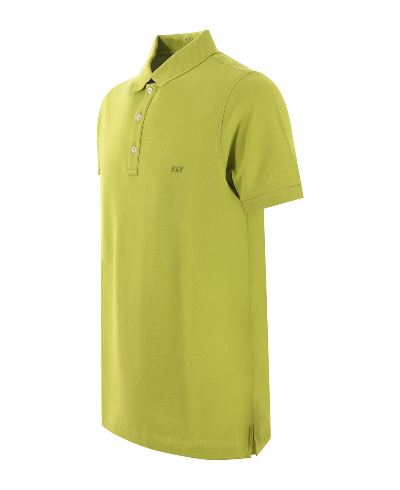 Fay Yellow Polo - Green ポロシャツ