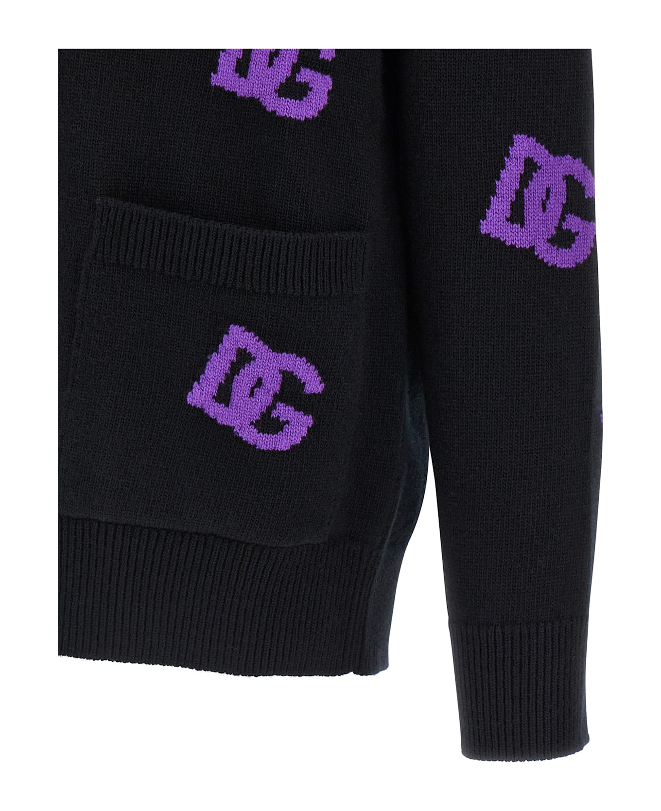 Dolce 
Gabbana Logo Cardigan - Multicolor