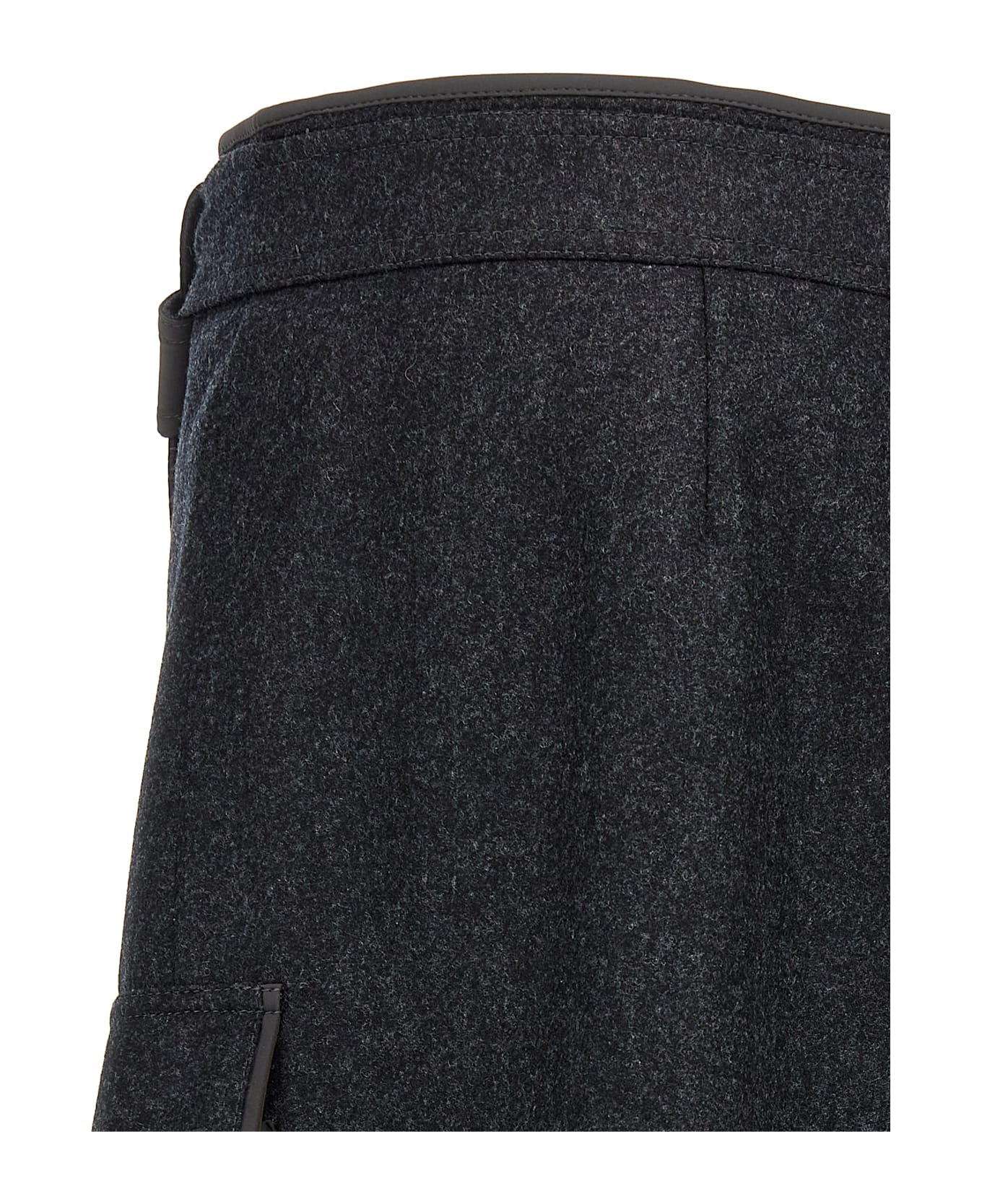 Brunello Cucinelli Wrap Skirt - Gray