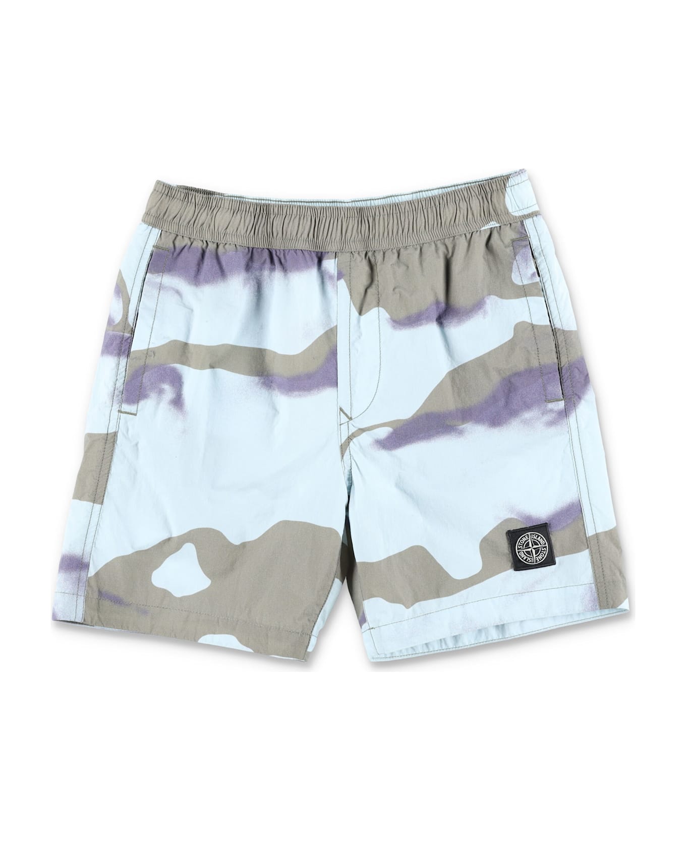 Stone Island Junior Kid - Camo Swim Trunks - CAMO