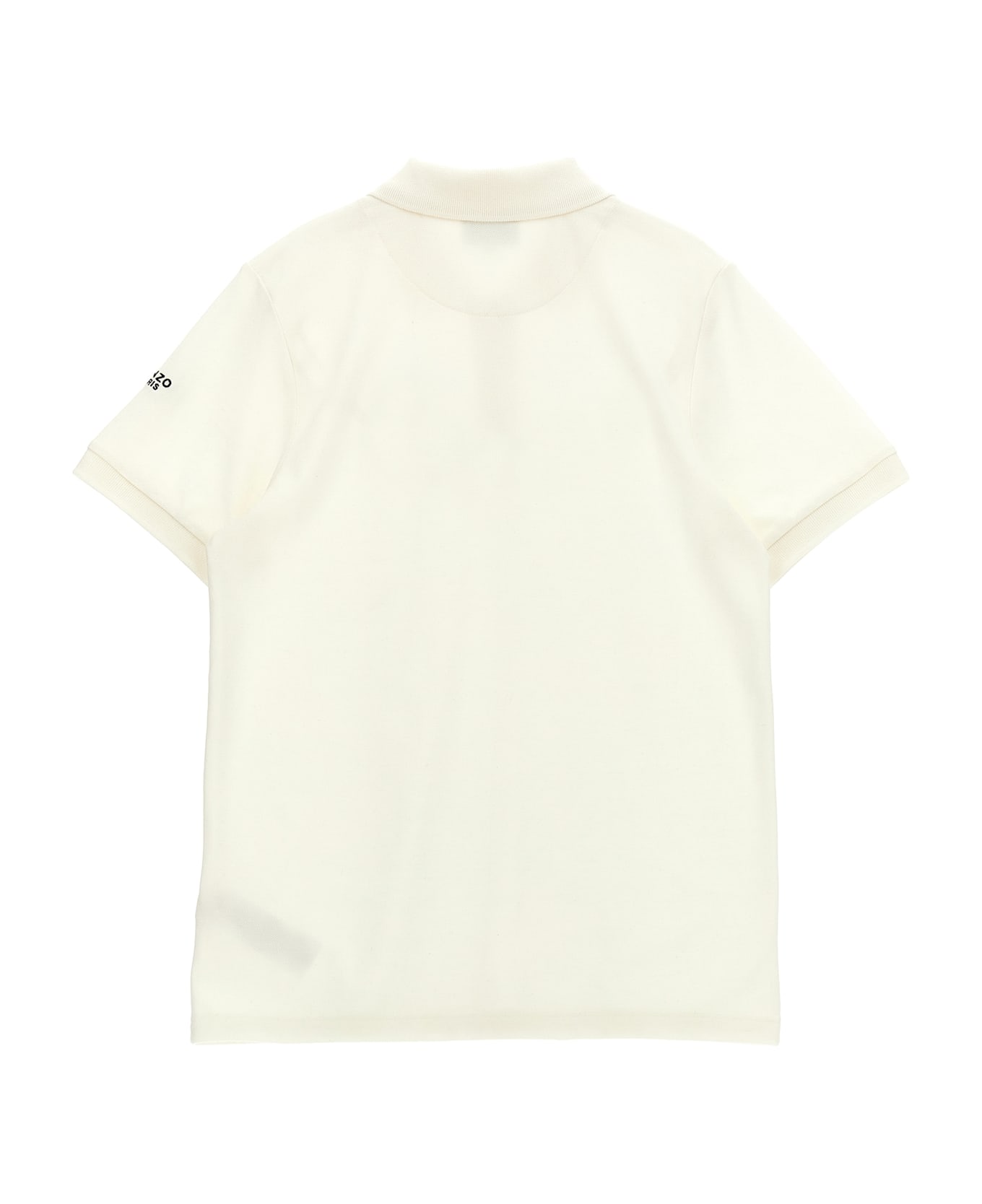 Kenzo Kids Patch Polo Shirt - White