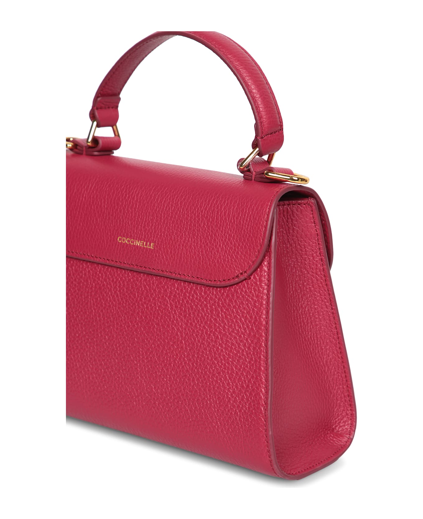 Coccinelle Dew Top Handle Bag In Bordeaux - Bordeaux