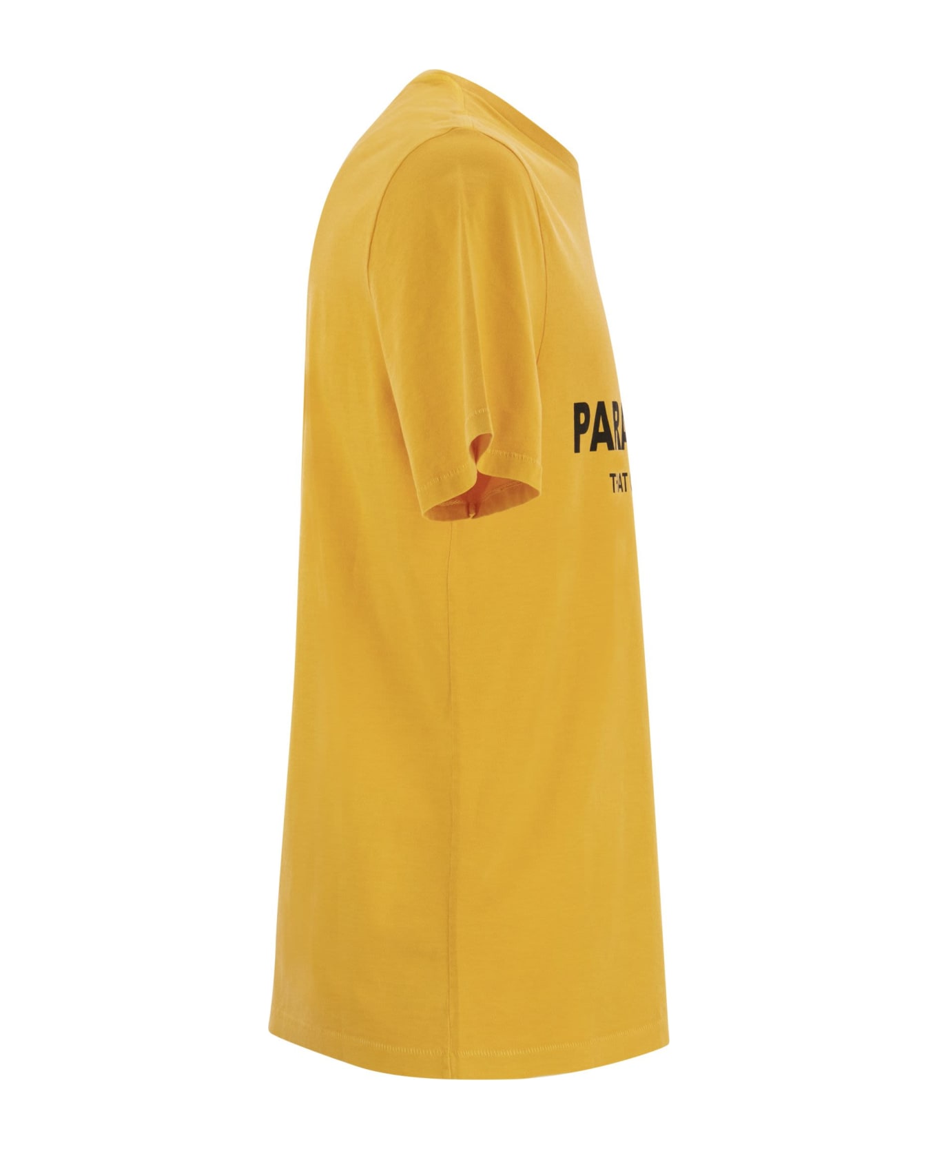 Parajumpers Toml - T-shirt With Front Lettering - Yellow