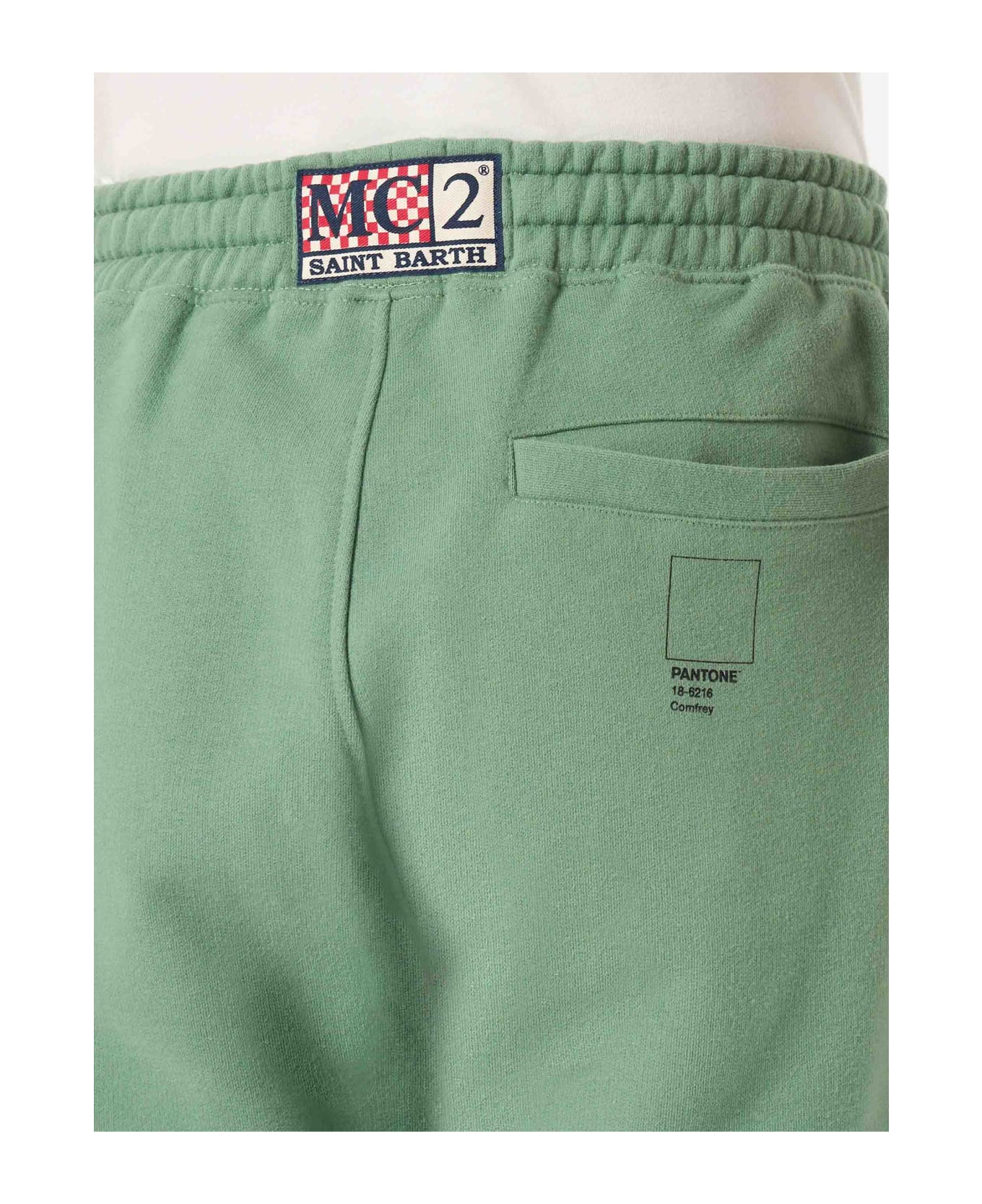 MC2 Saint Barth Military Green Track Pants | Pantone Special Edition - GREEN