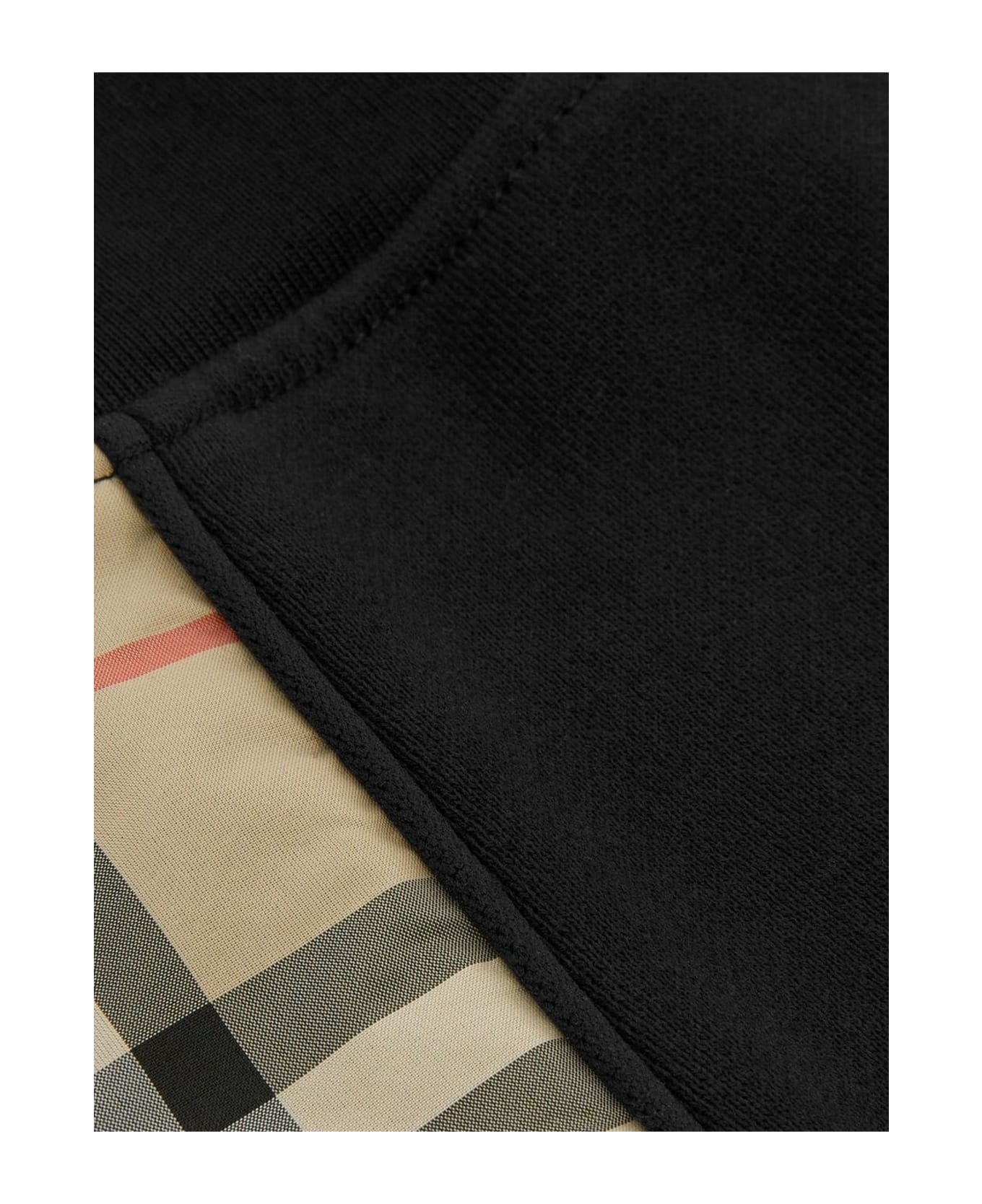 Burberry Black Cotton Shorts - Black