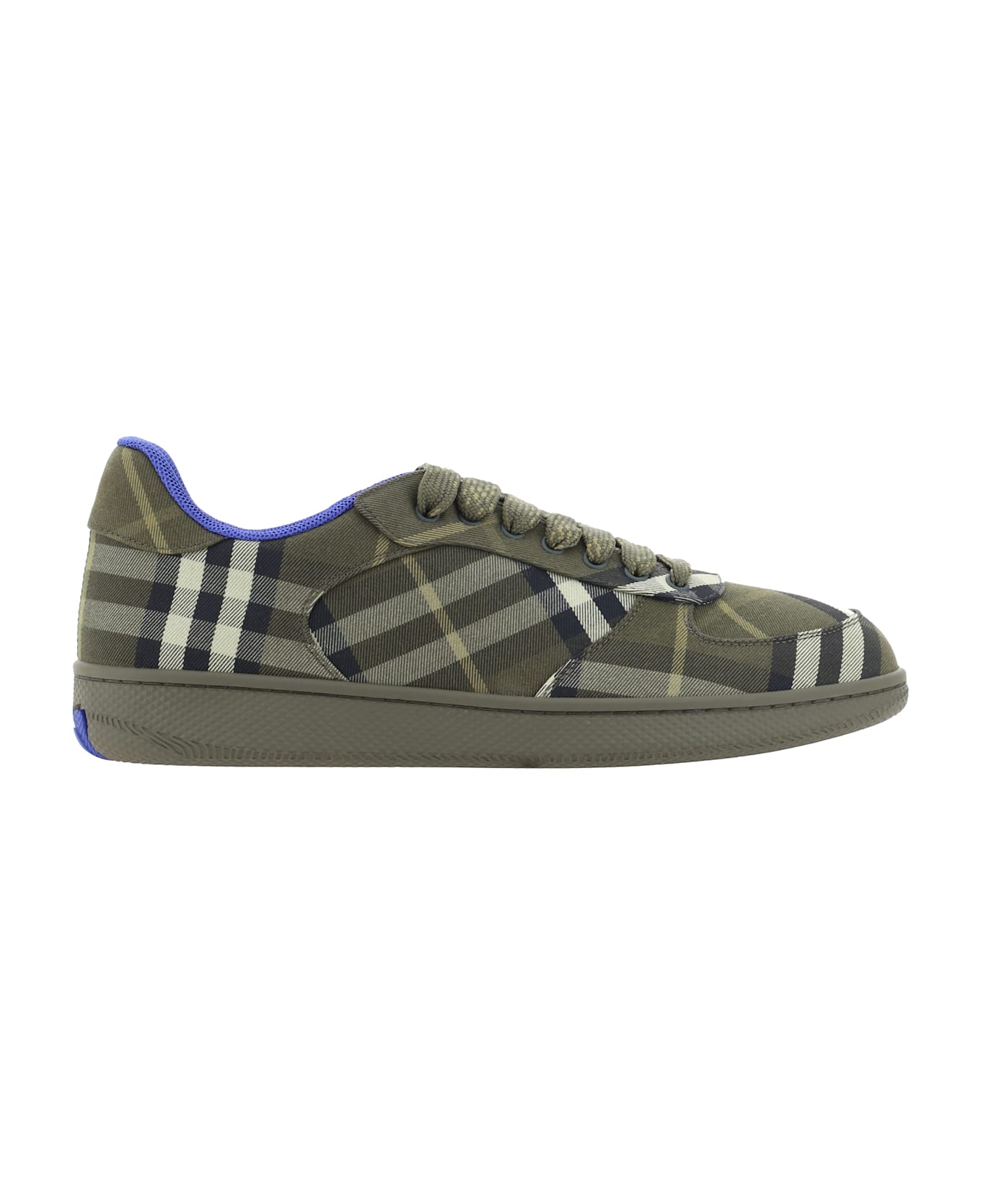 Burberry Checked Terrace Lace-up Sneakers - Heath Ip Check