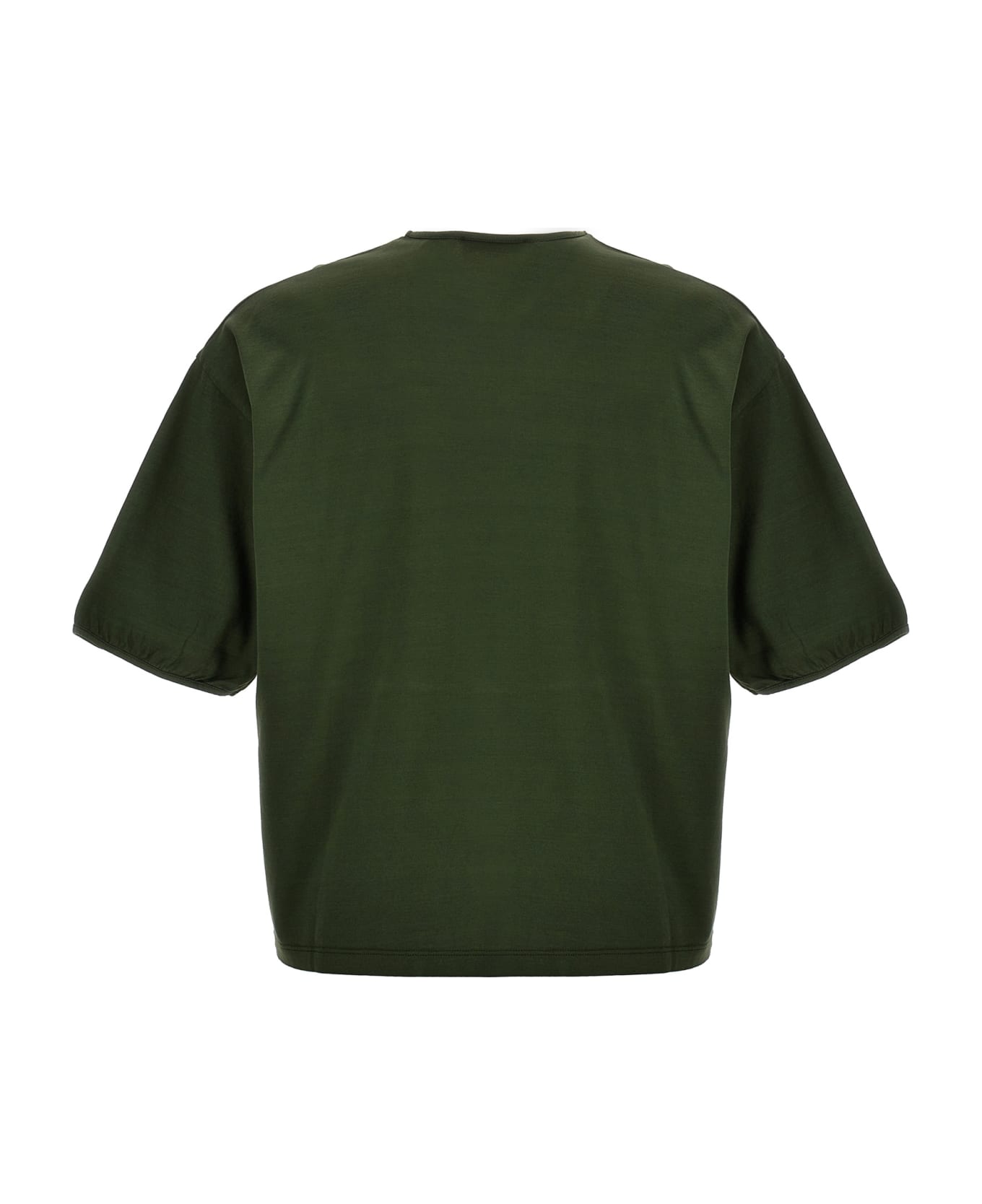 Lemaire Mercerized Cotton T-shirt - Green シャツ