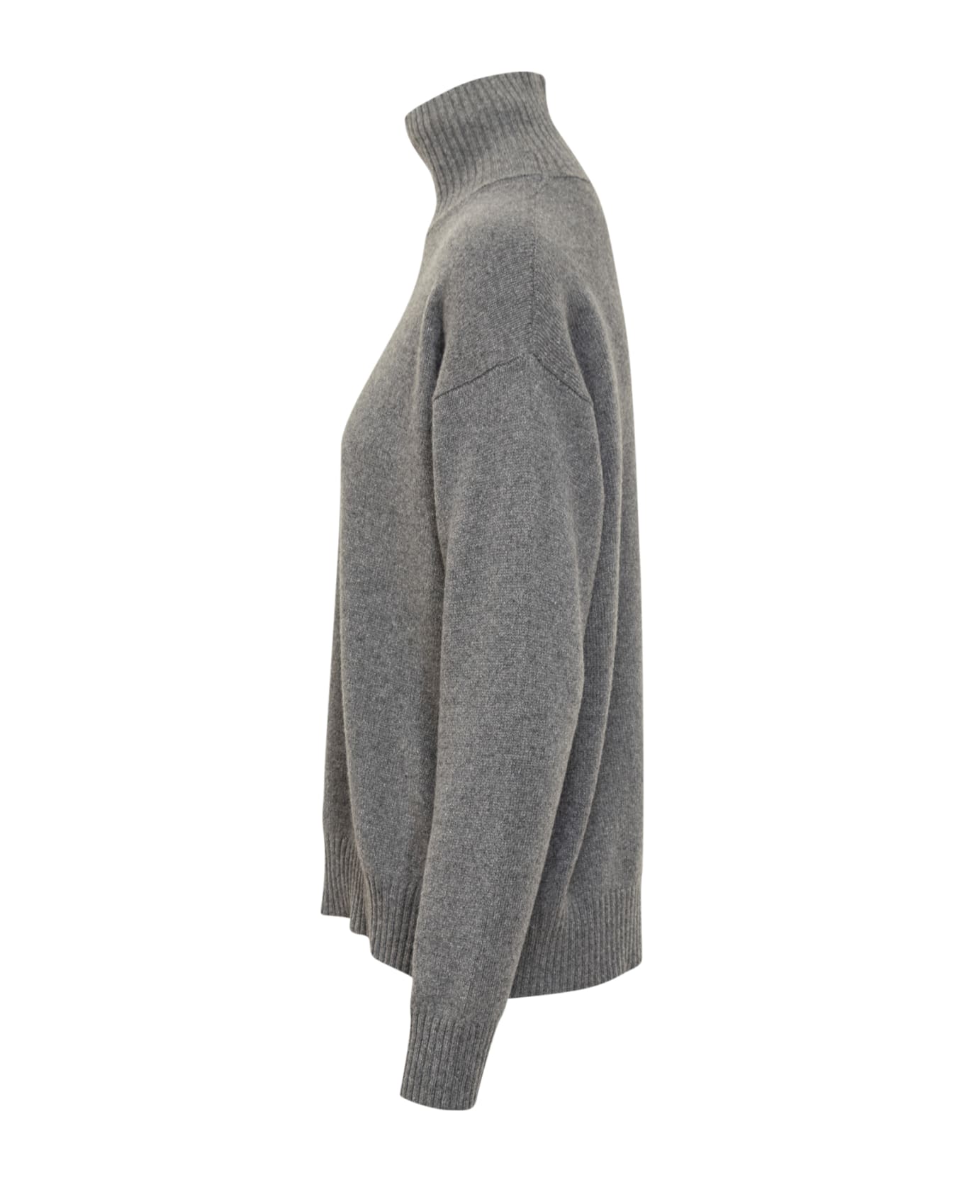 Jucca Highneck Shirt - GRIGIO MELANGE