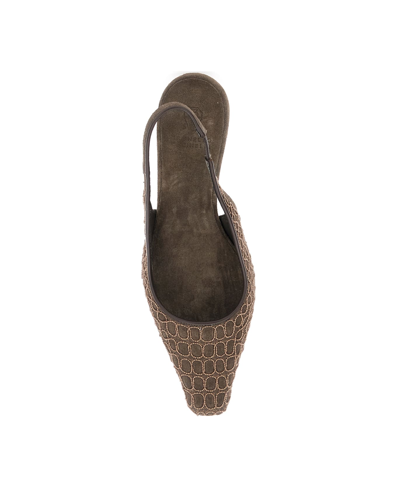 Brunello Cucinelli City Slingback Heels