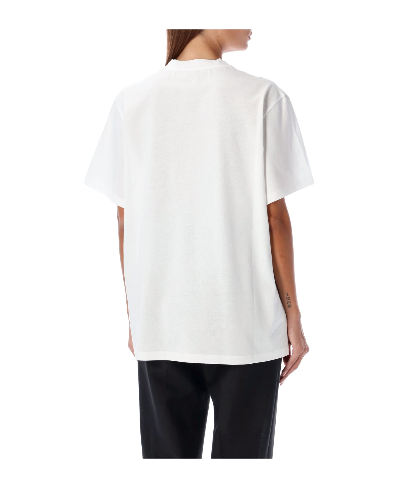 Stella McCartney Crystal Lips T-shirt - PURE WHITE