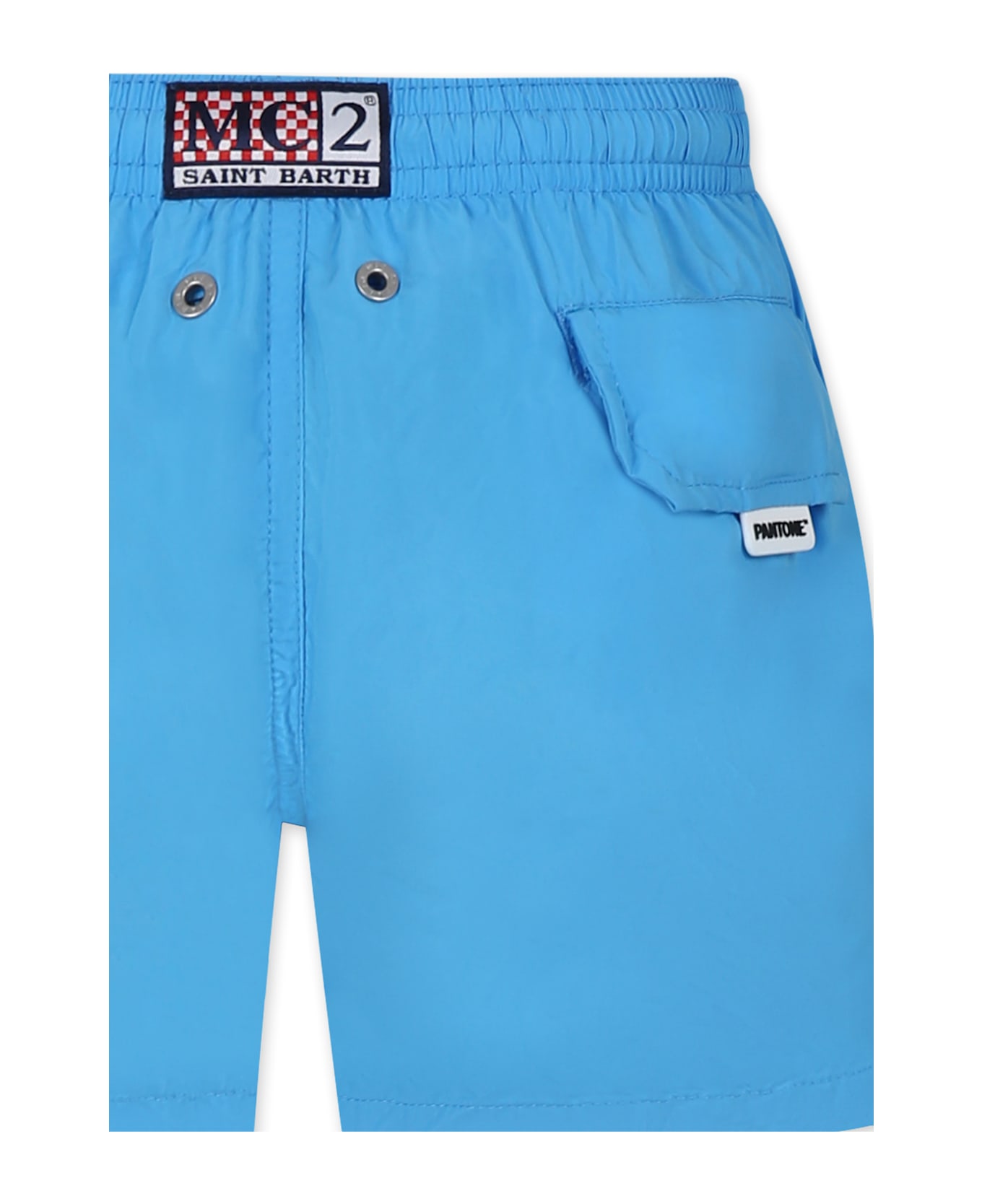 MC2 Saint Barth Light Blue Swim Shorts For Boy - Light Blue
