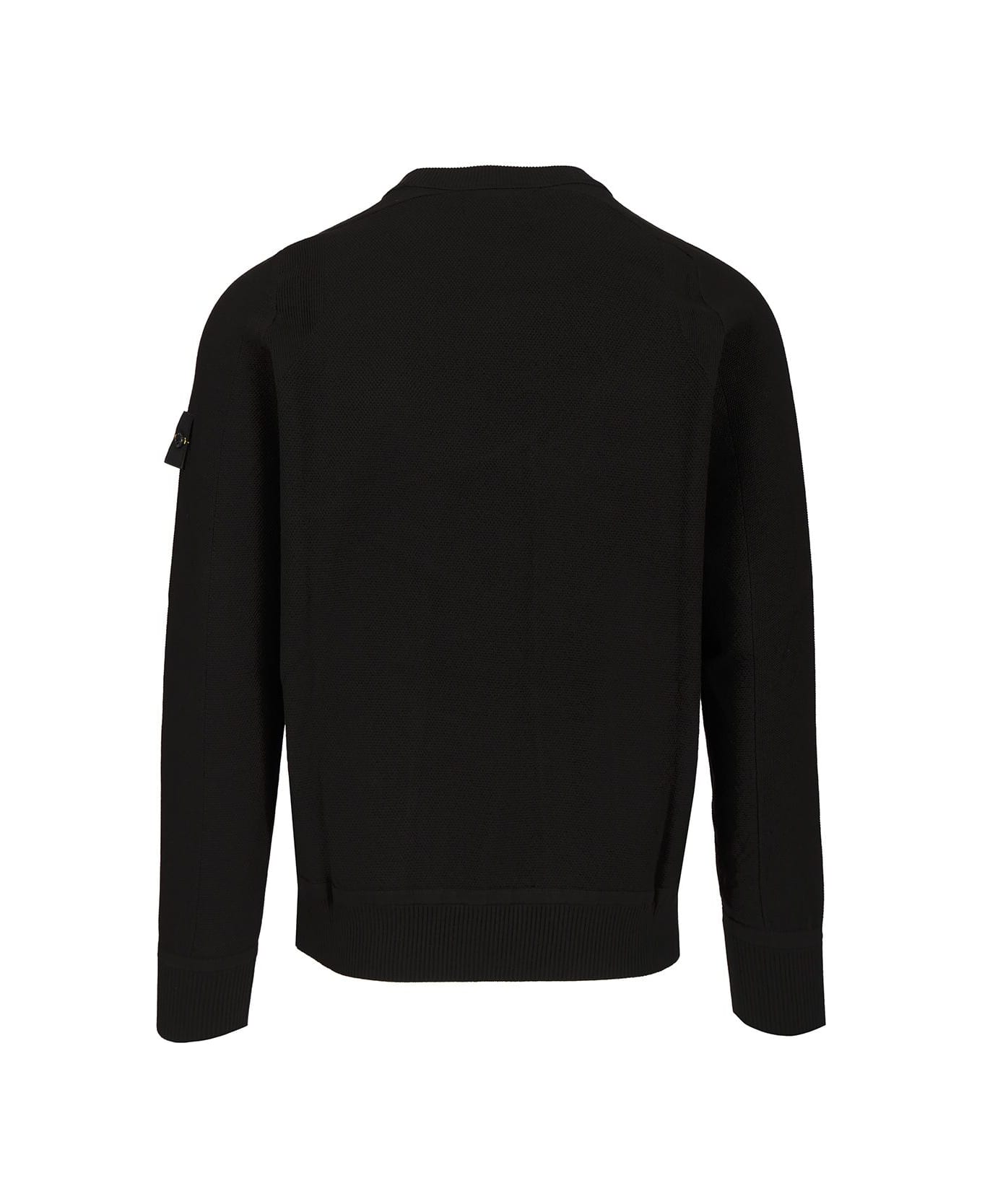 Stone Island Cotton Crewneck - Black