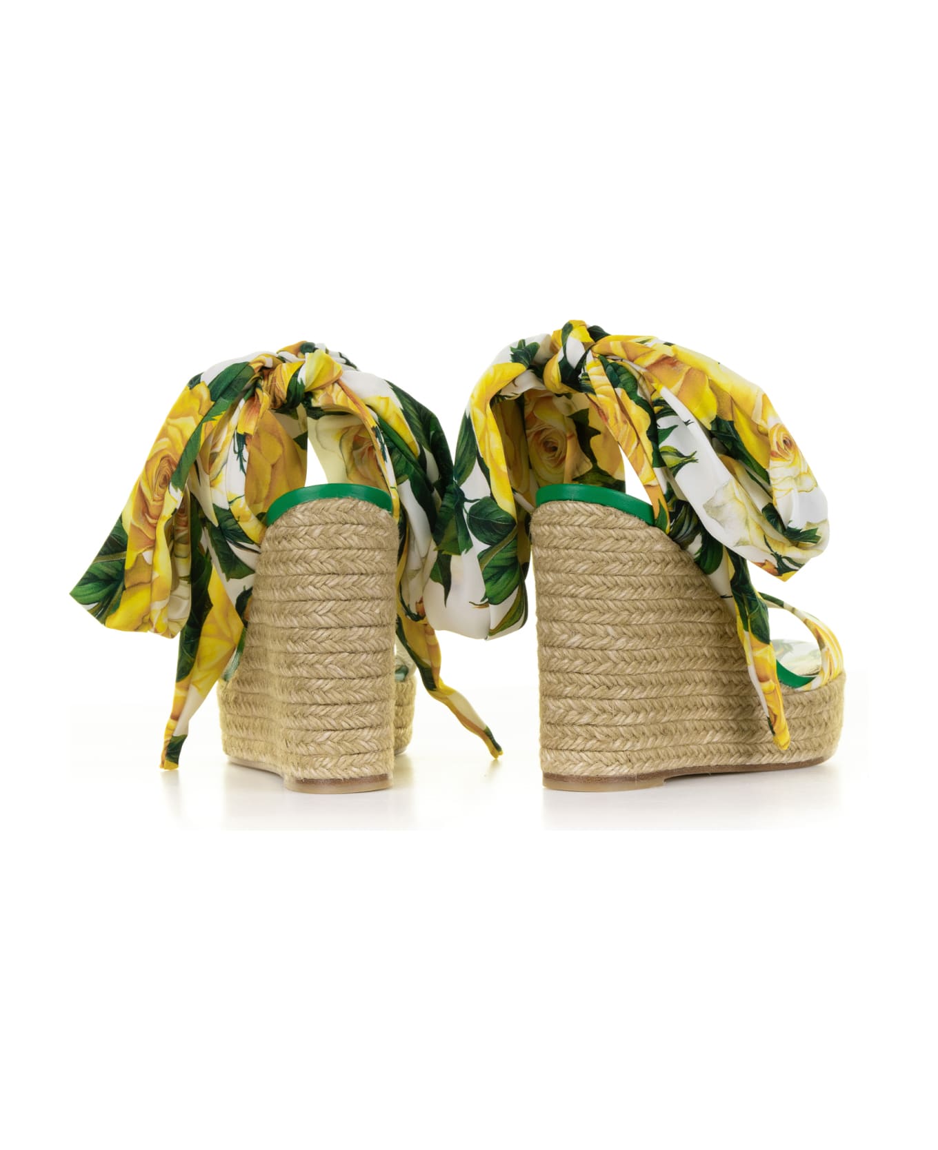 Dolce & Gabbana Flower Patterned Wedge Sandals - Não há opiniões disponíveis para Top 3 Shoes Bota Chelsea
