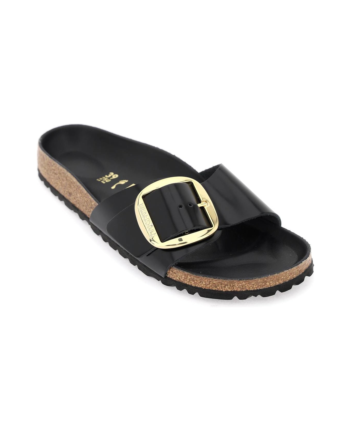 Birkenstock Madrid Big Buckle Sandals - Black