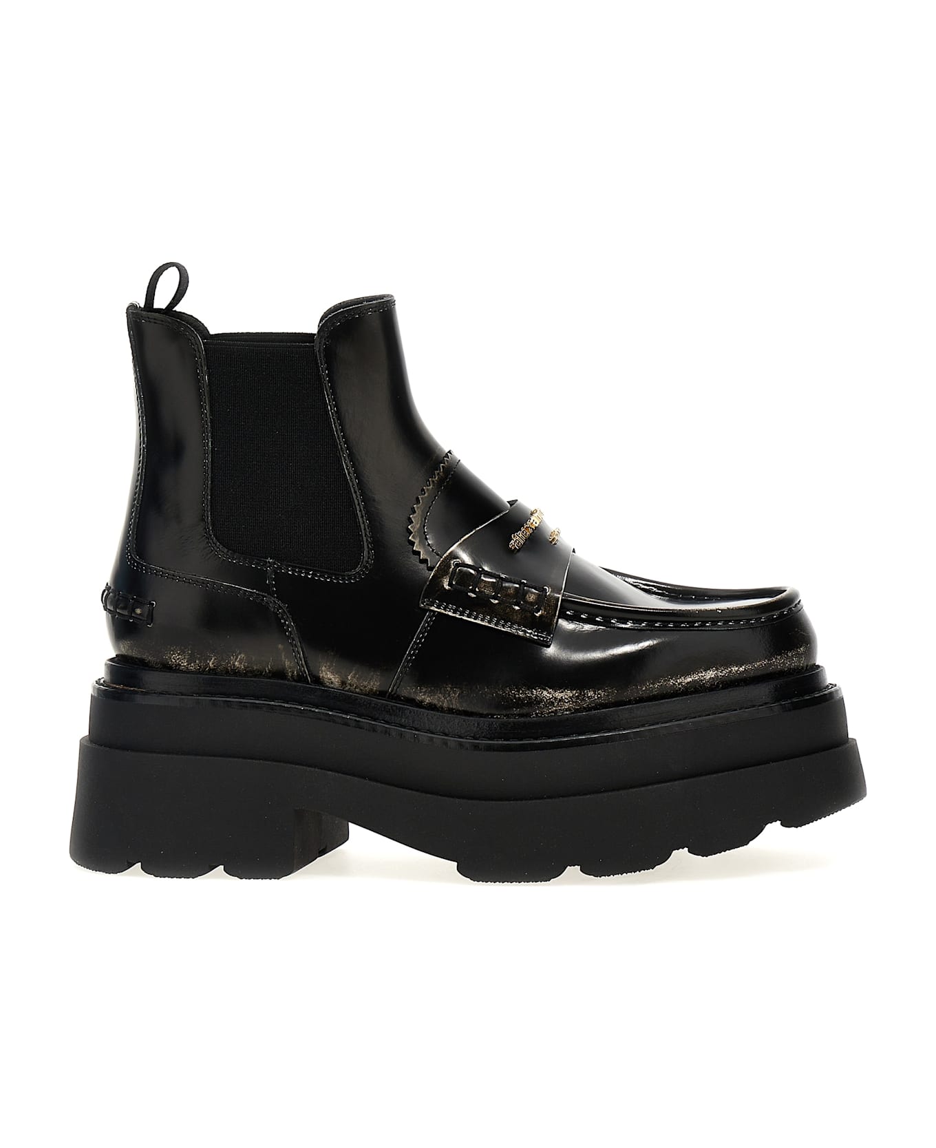 Alexander Wang 'carter Ankle Platform' Ankle Boots - Black  