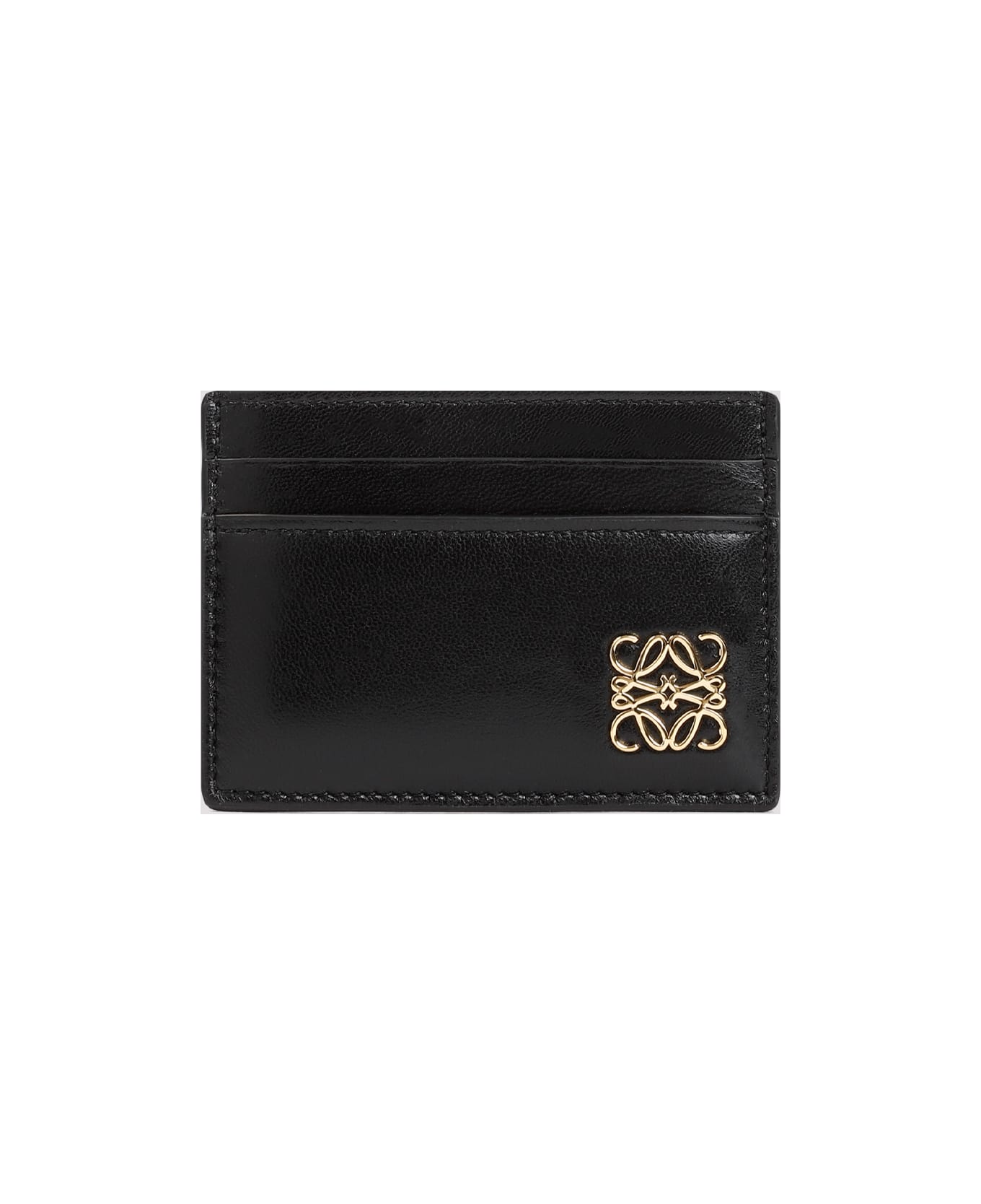 Loewe Anagram Puffer Plain Cardholder - Black