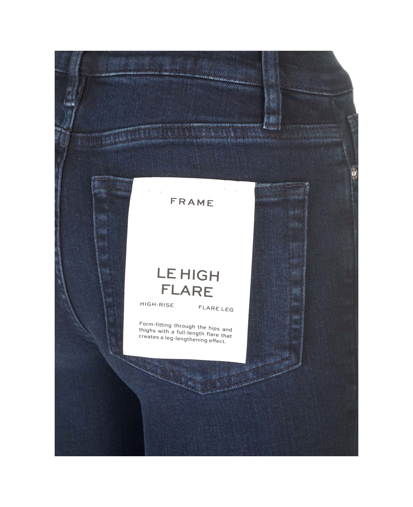 Frame 'le High Flare' Jeans - Blue
