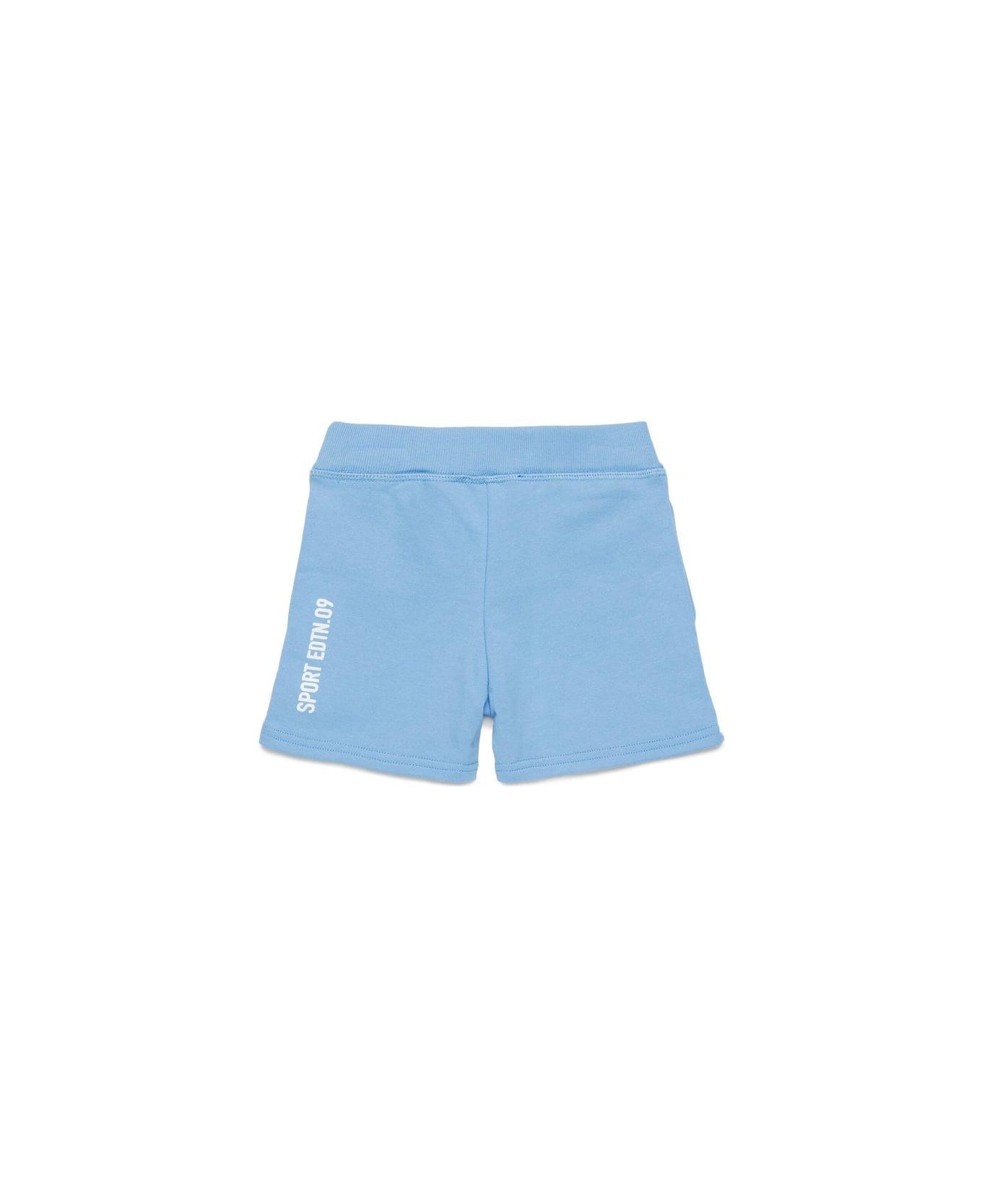 Dsquared2 Logo-printed Drawstring Shorts - Azzurro