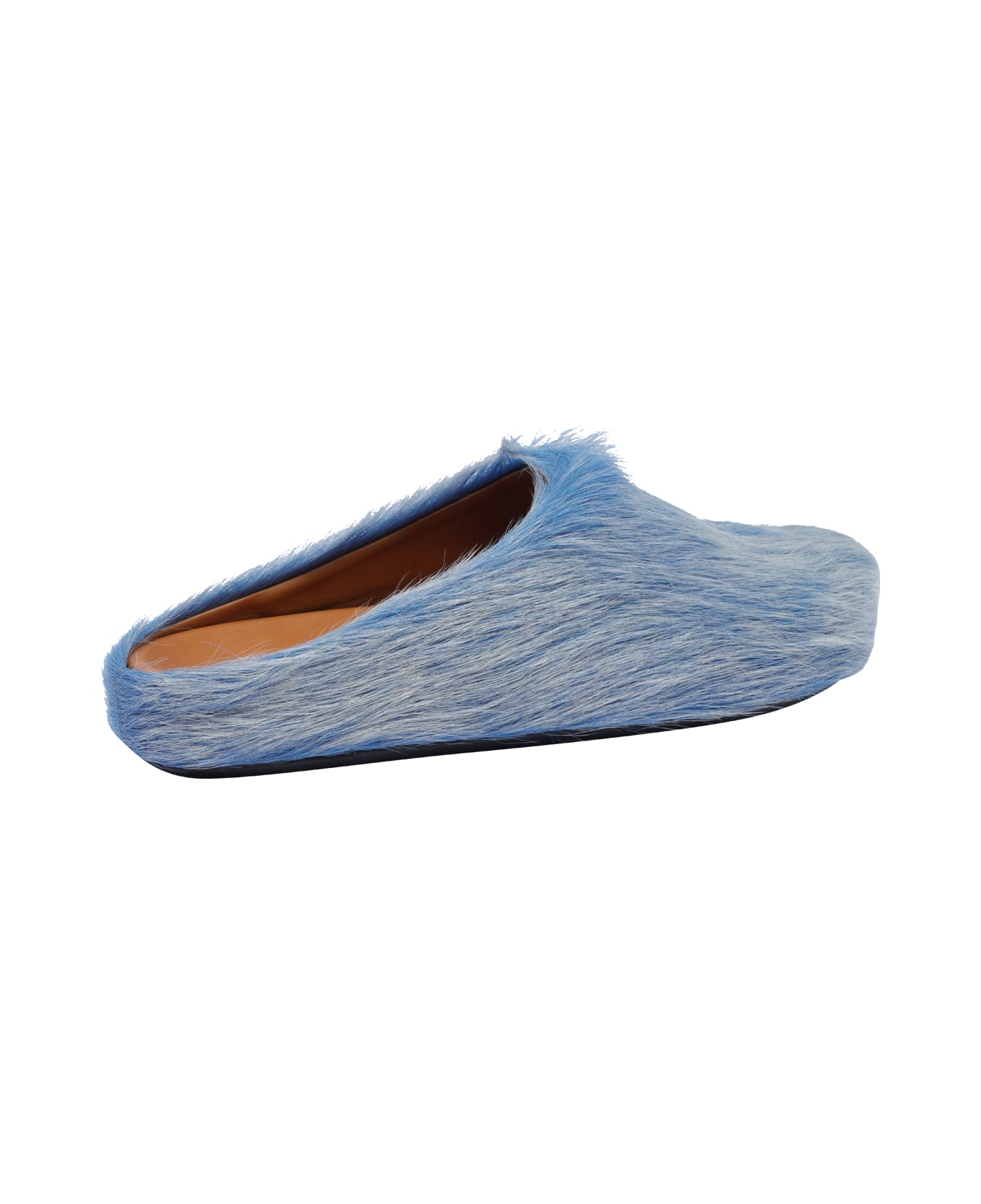 Marni Long Hair Fussbett Sabot - BLUE