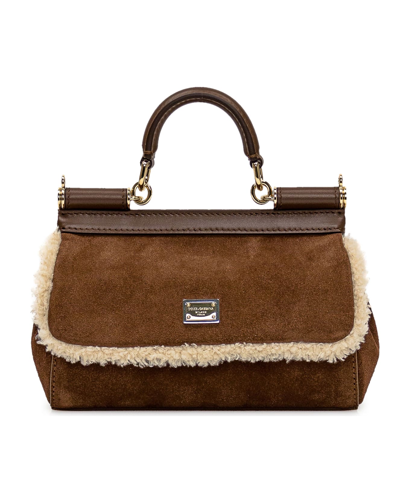 Dolce & Gabbana Sicily Handbag - brown