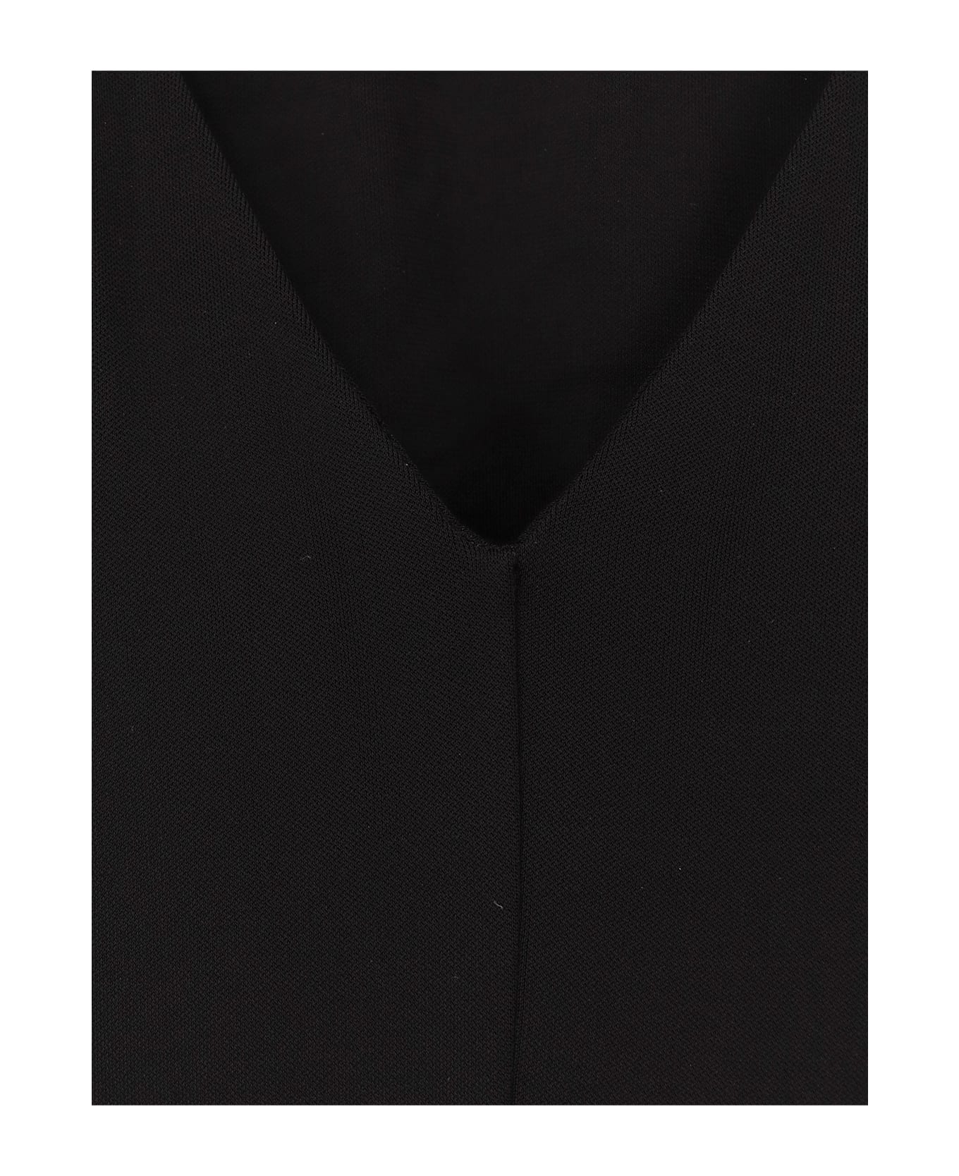 Max Mara Pompei Crewneck Sleeveless Dress - Black