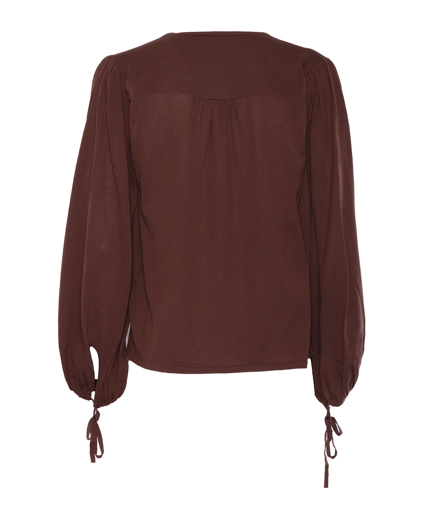 Ballantyne Blouse - BROWN