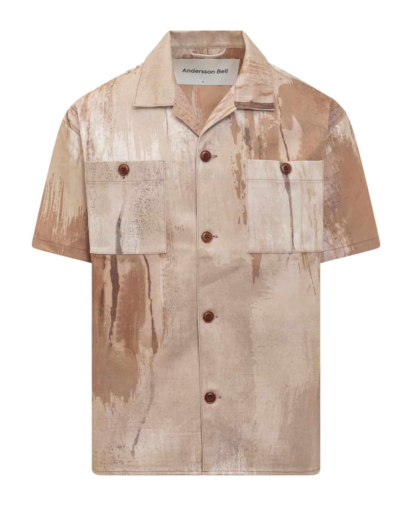 Andersson Bell Tie Dye Shirt - SAND シャツ