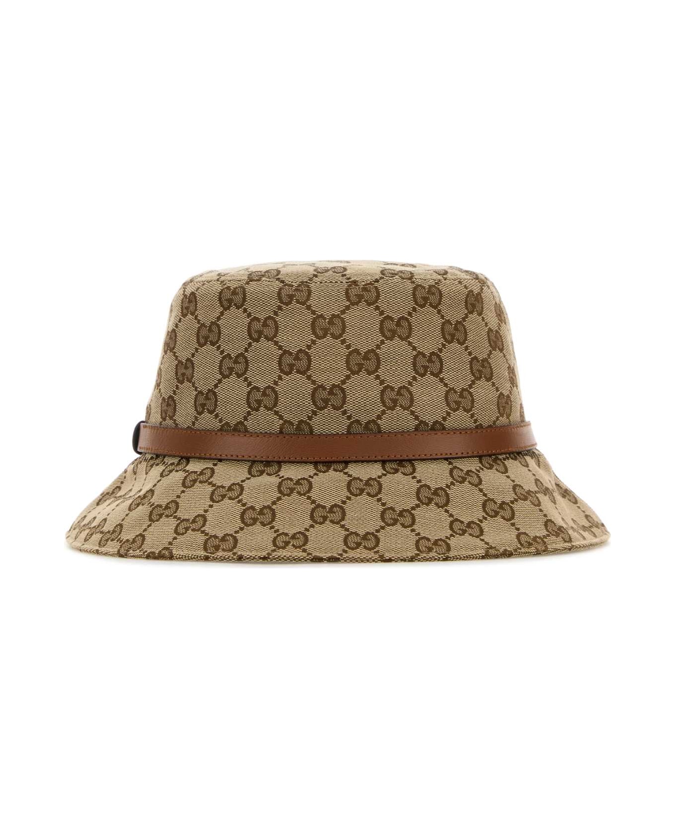 Gucci Gg Fabric Bucket Hat - BEIGELIGHTBROWN