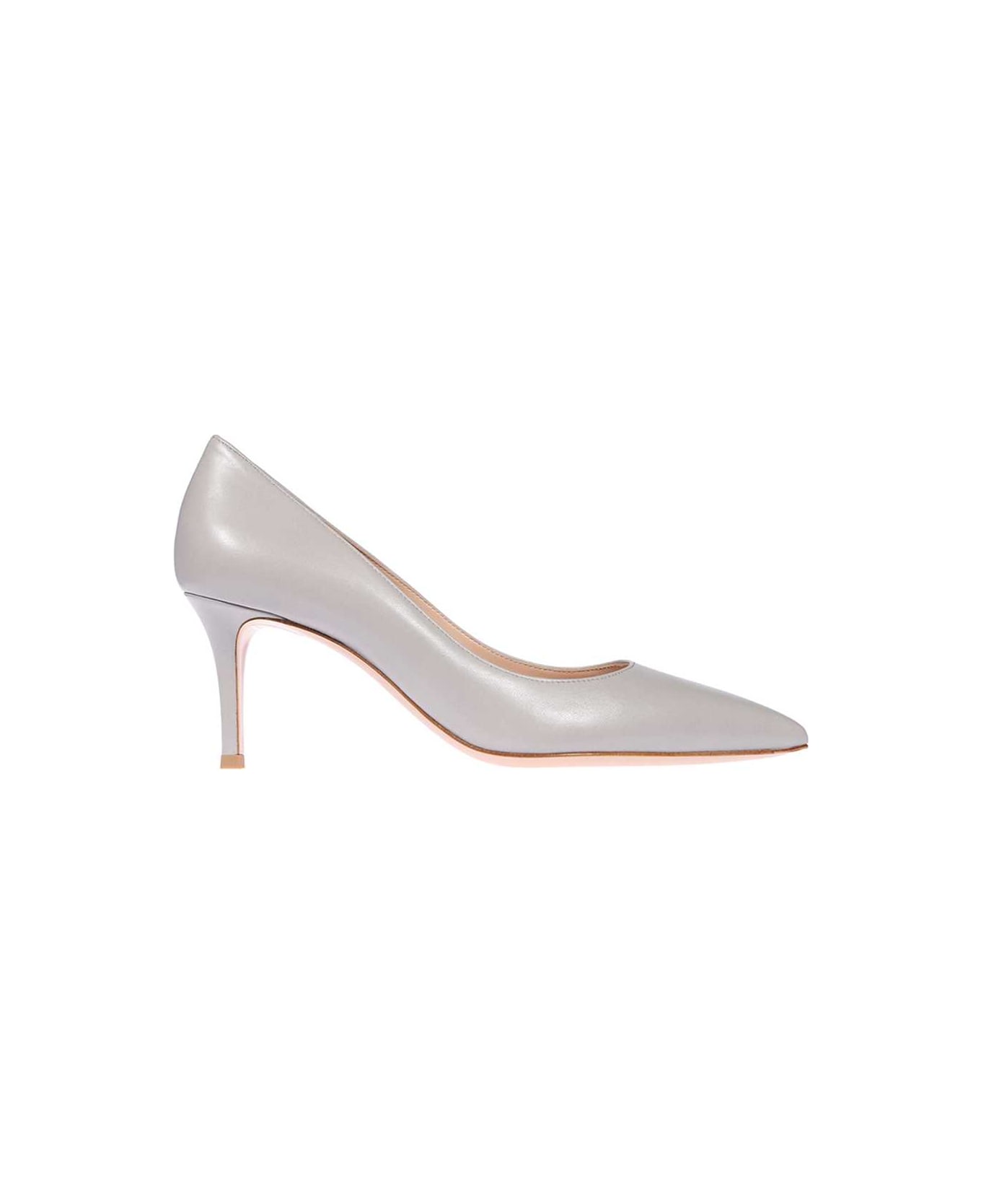 Gianvito Rossi Leather Pumps - grey