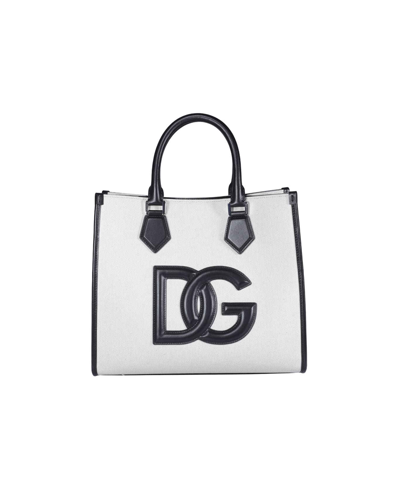 Dolce & Gabbana Sale E Pepe Shopping Bag - Avorio/nero