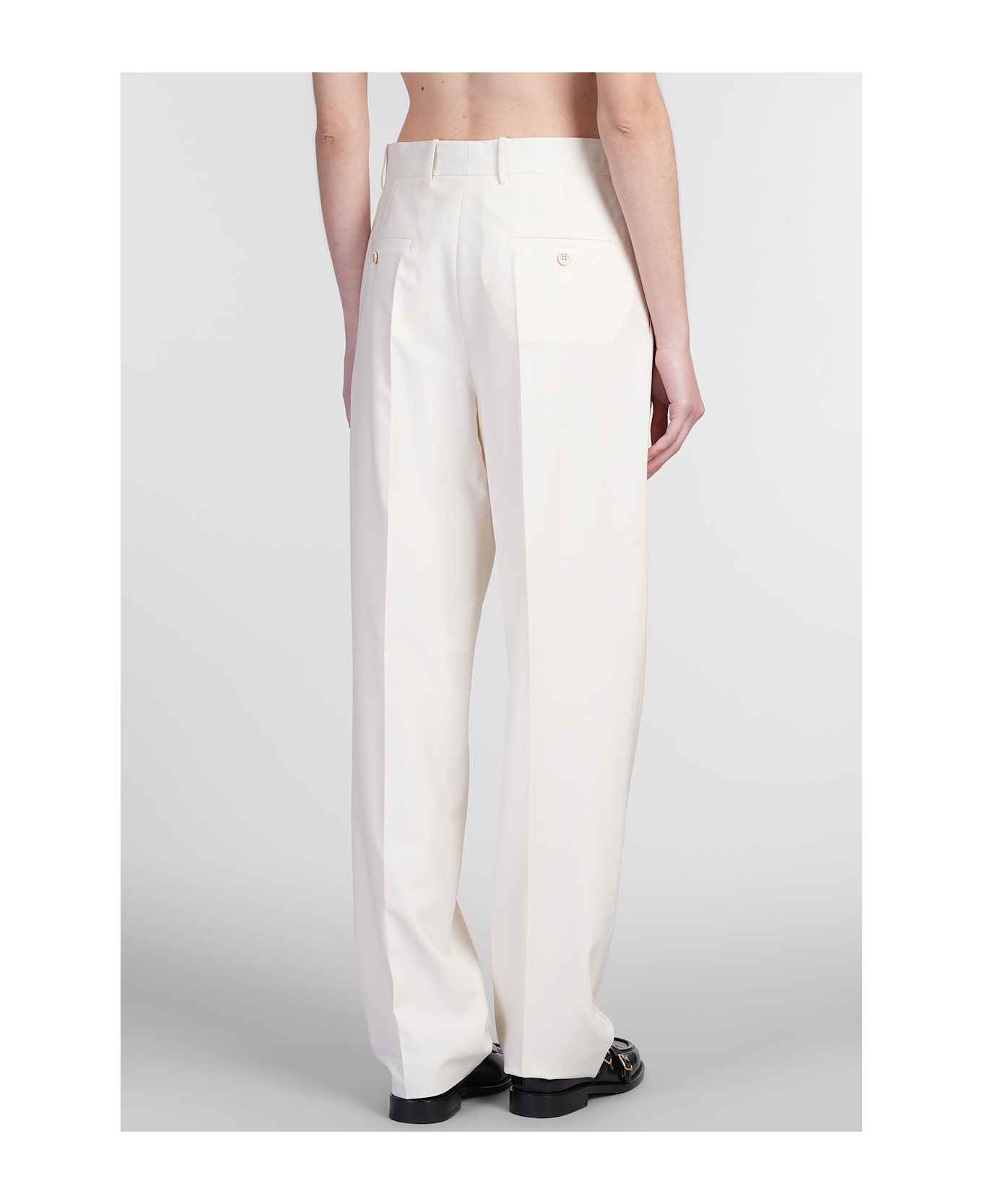 Marni Pants In Beige Wool - beige