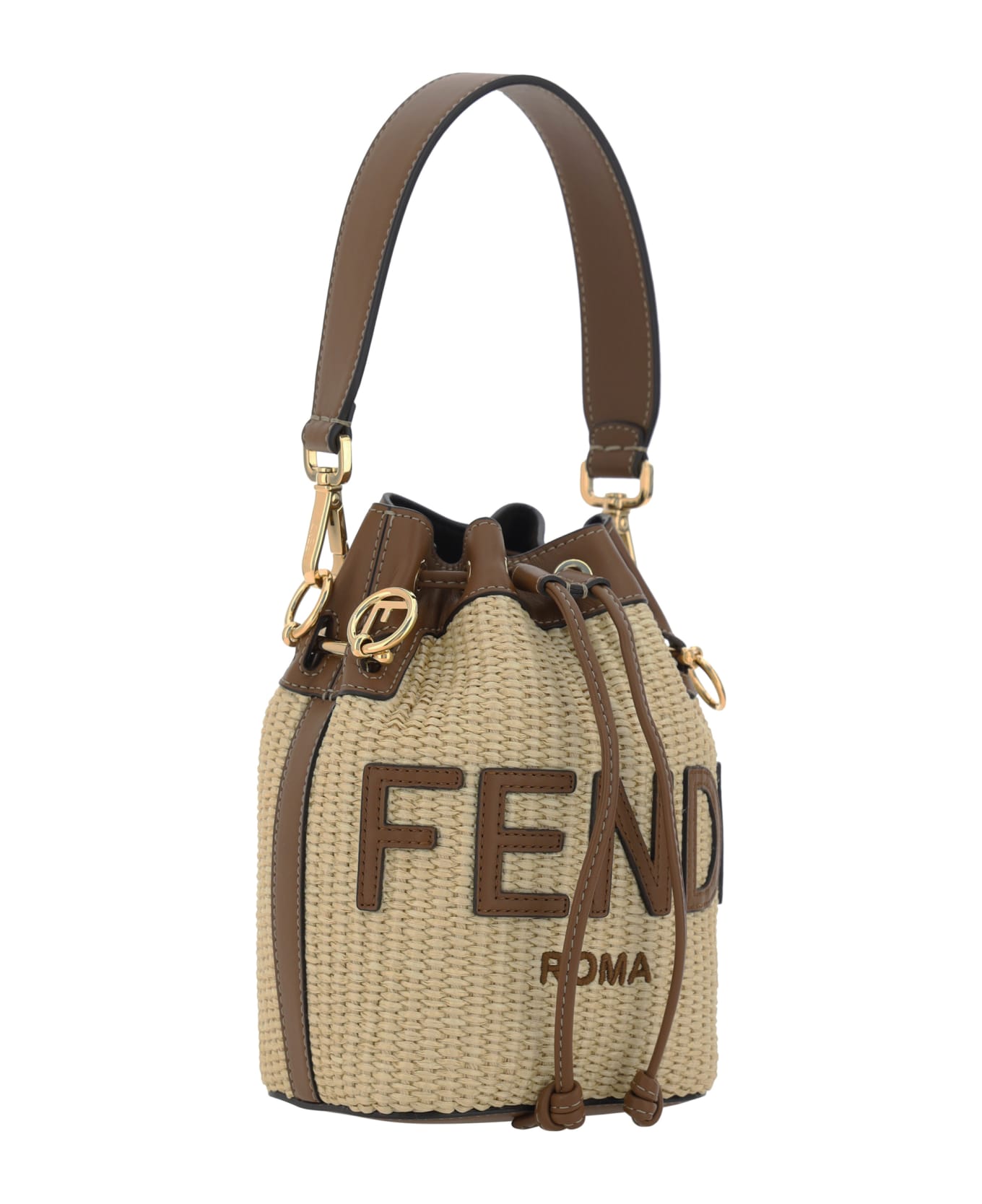 Fendi Mini Icons Bucket Bag - Alchemy+gianduia+os