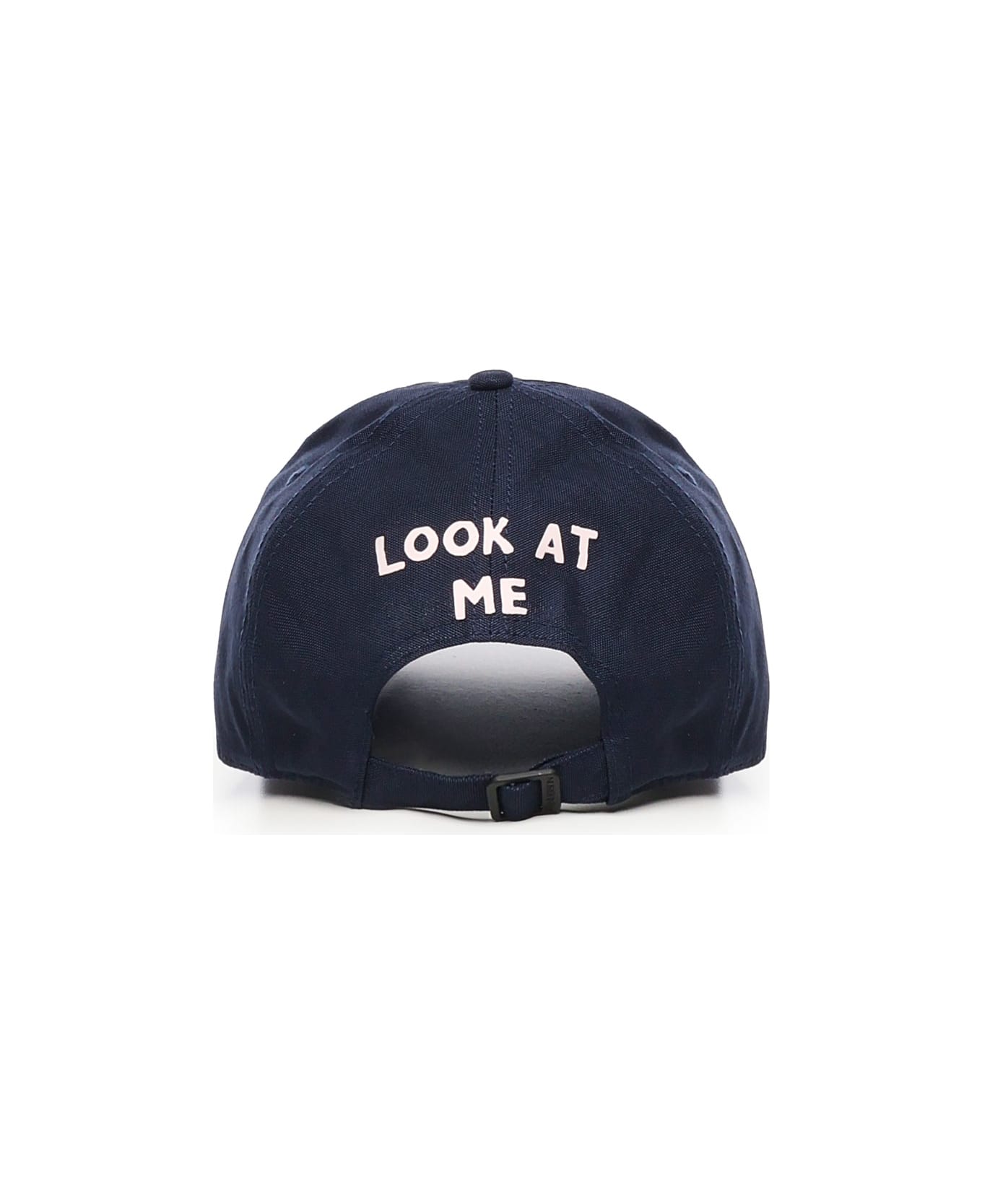 J.W. Anderson Canvas Baseball Cap With Jwa Anchor Logo - NAVY